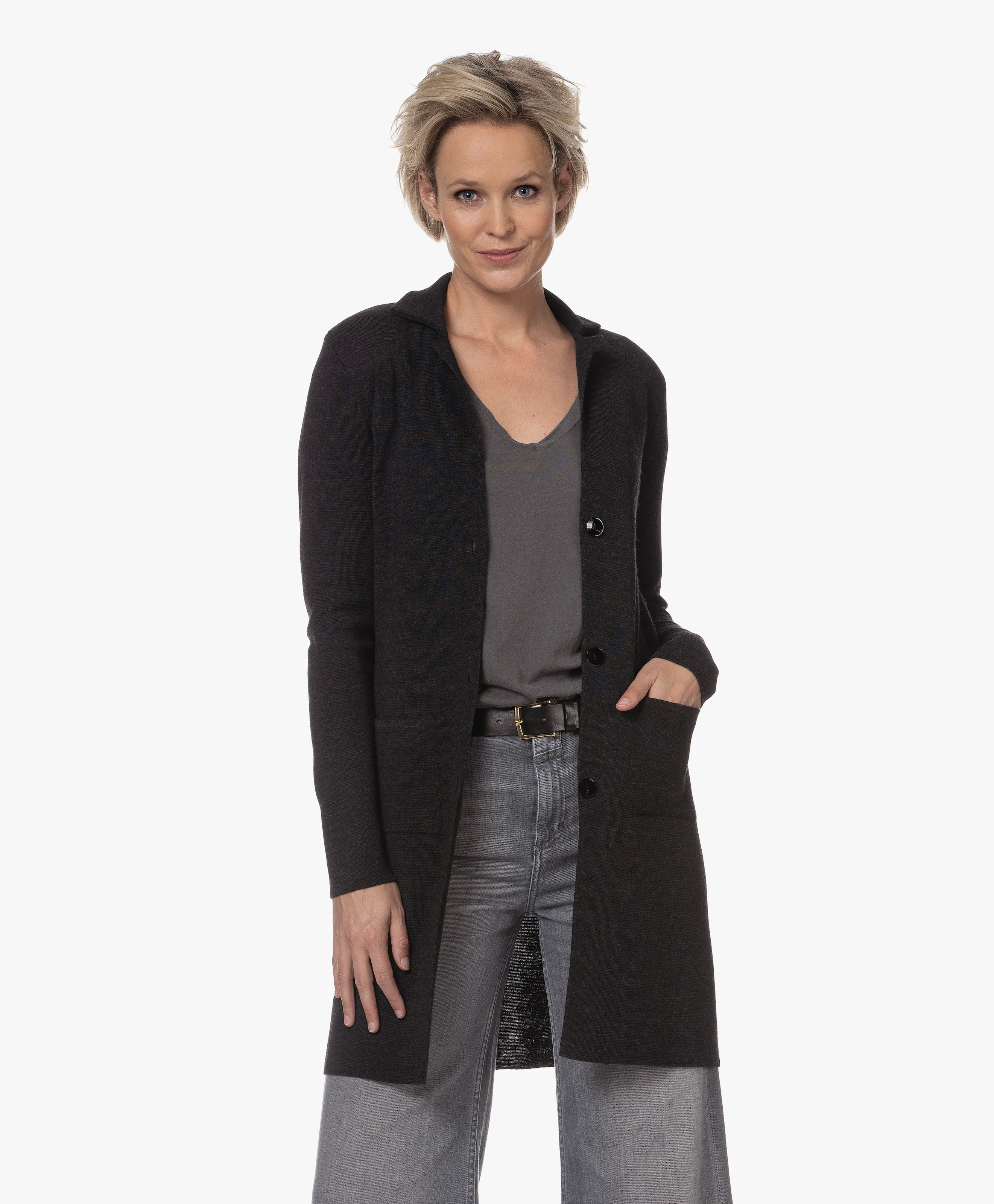 Sixteen Lang Merino Blazervest