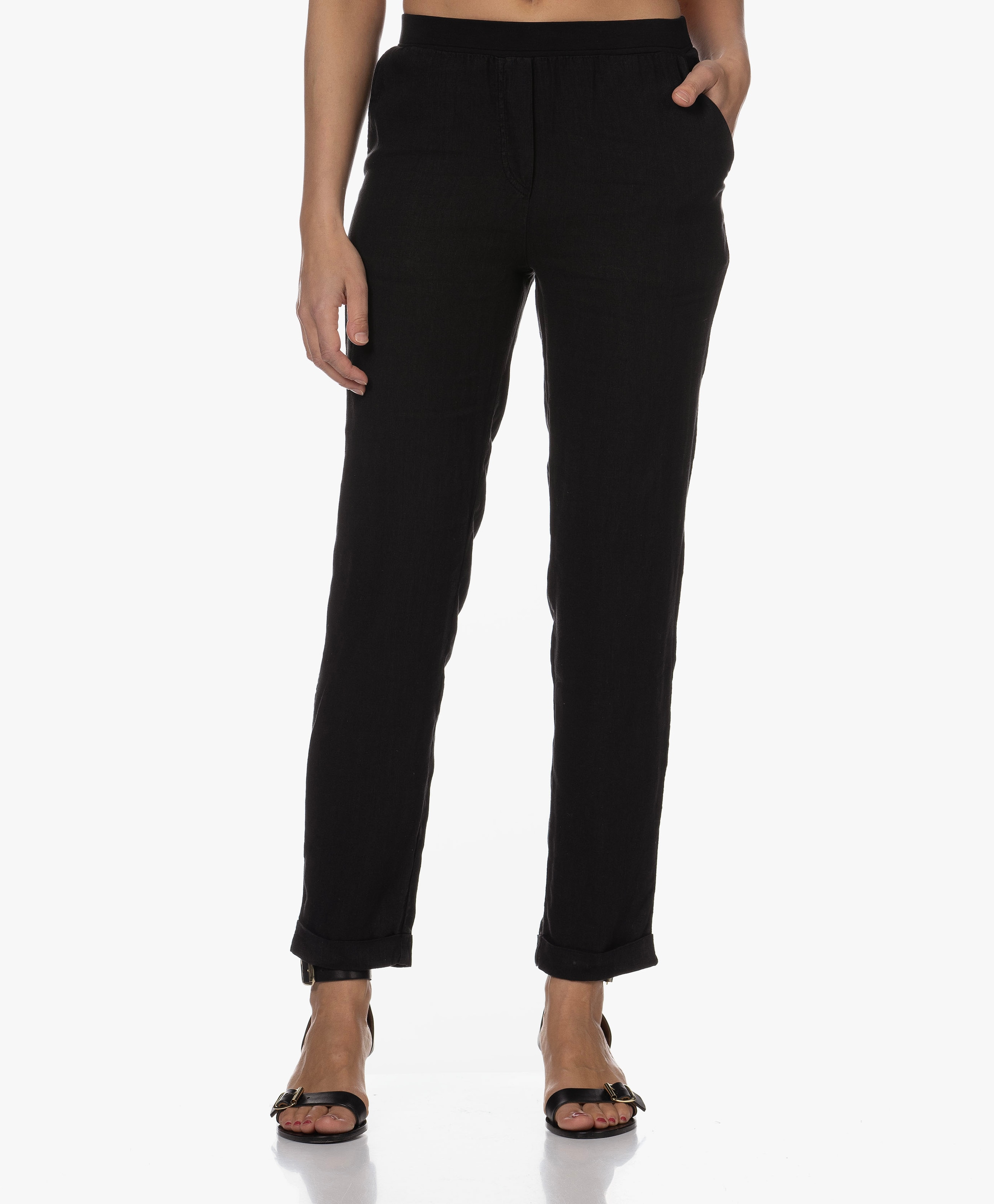 Capo Linen Pull-on Pants