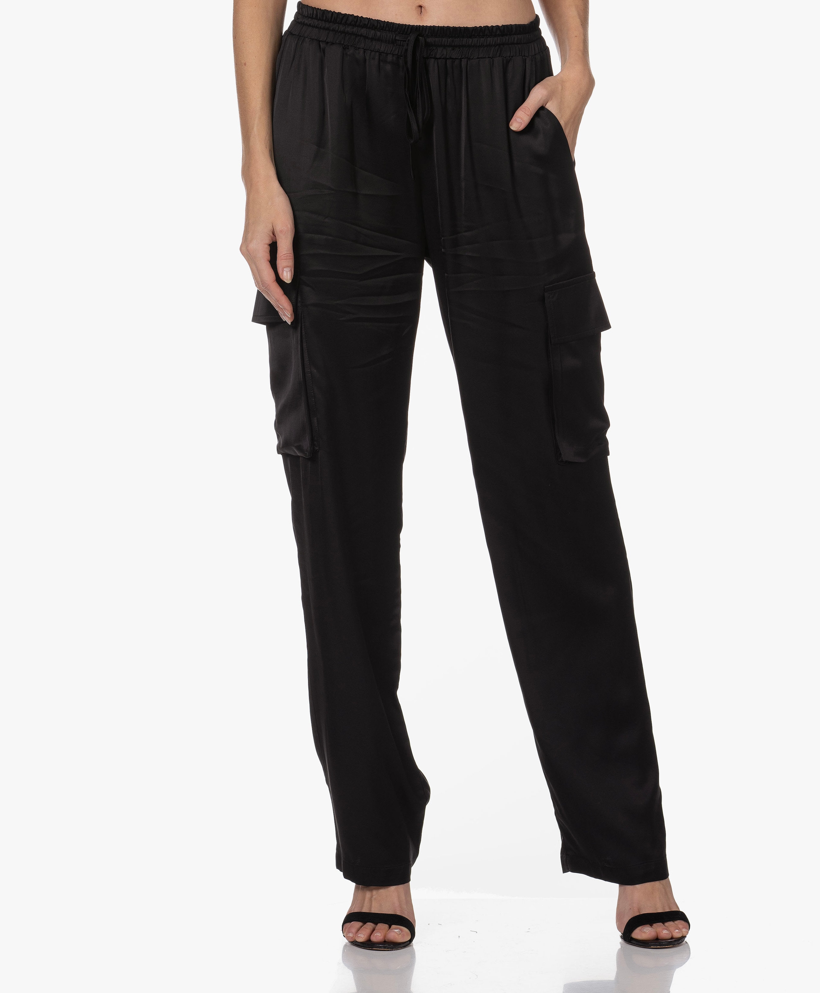 Satijnen Cargo Broek