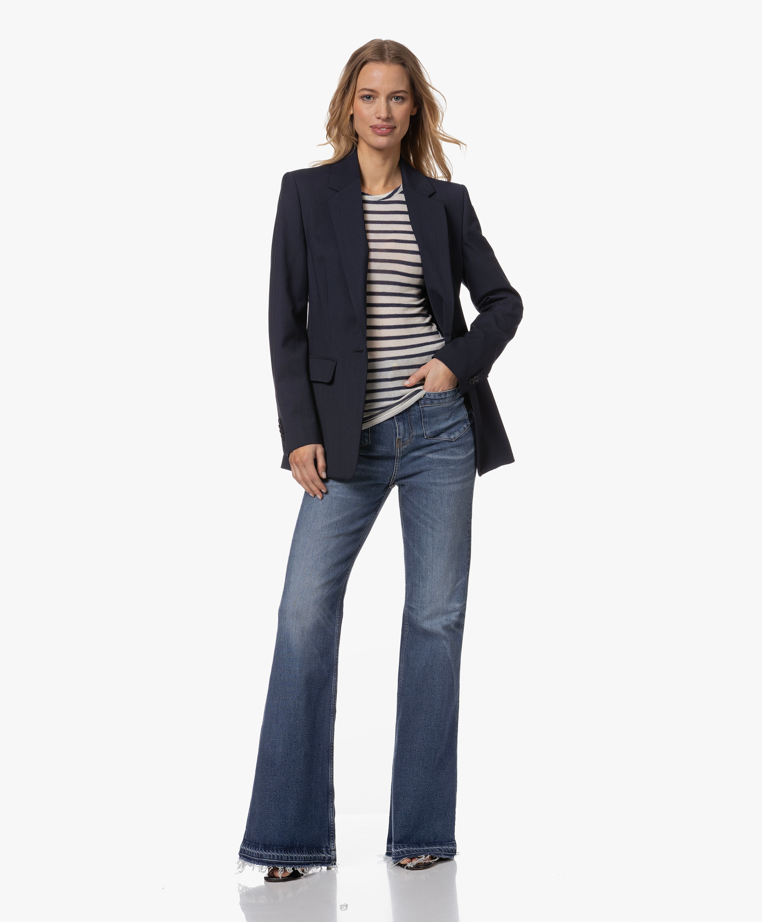 Atlin Virgin Wool Blend Blazer