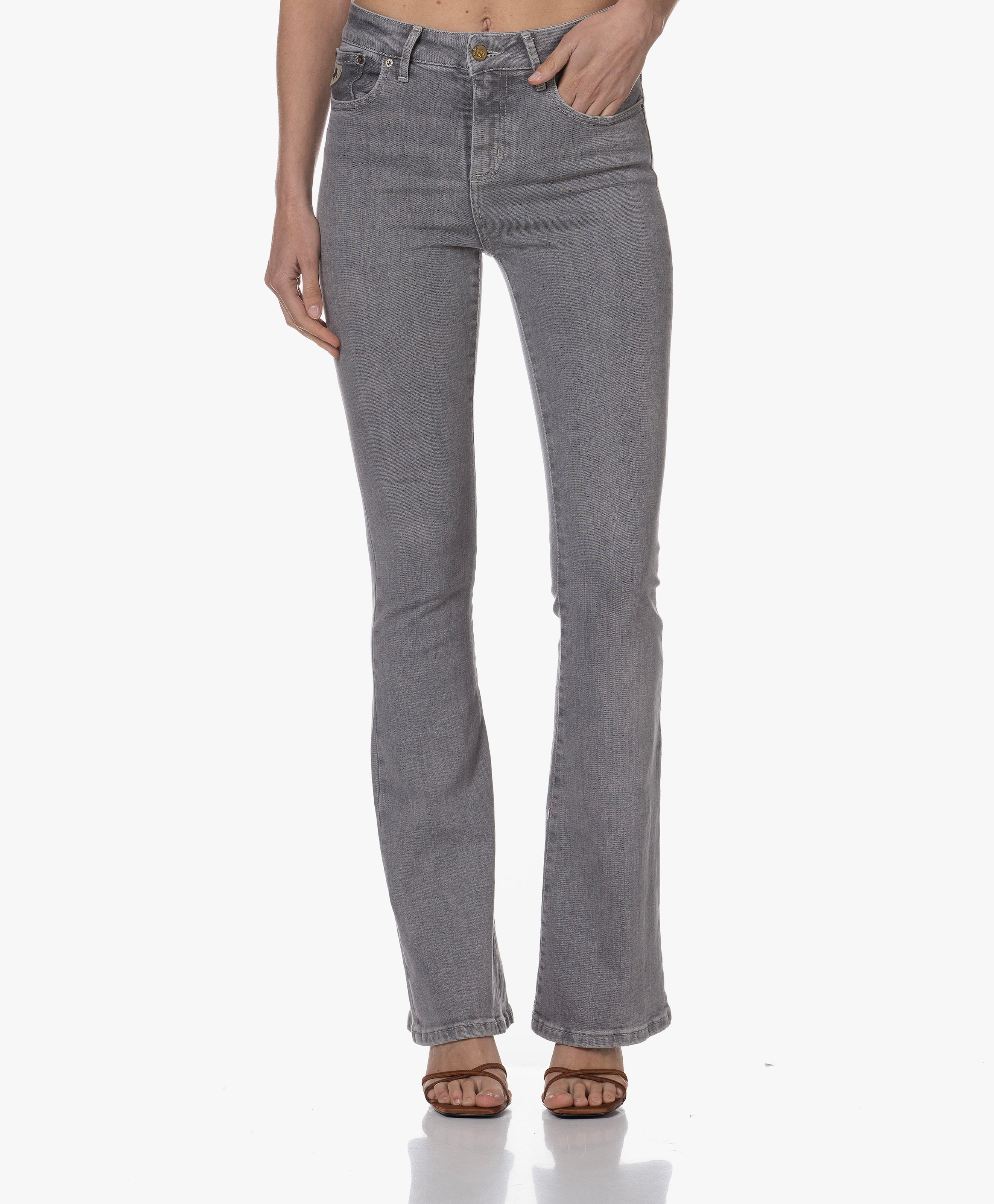 Raval Mid High Flare Jeans