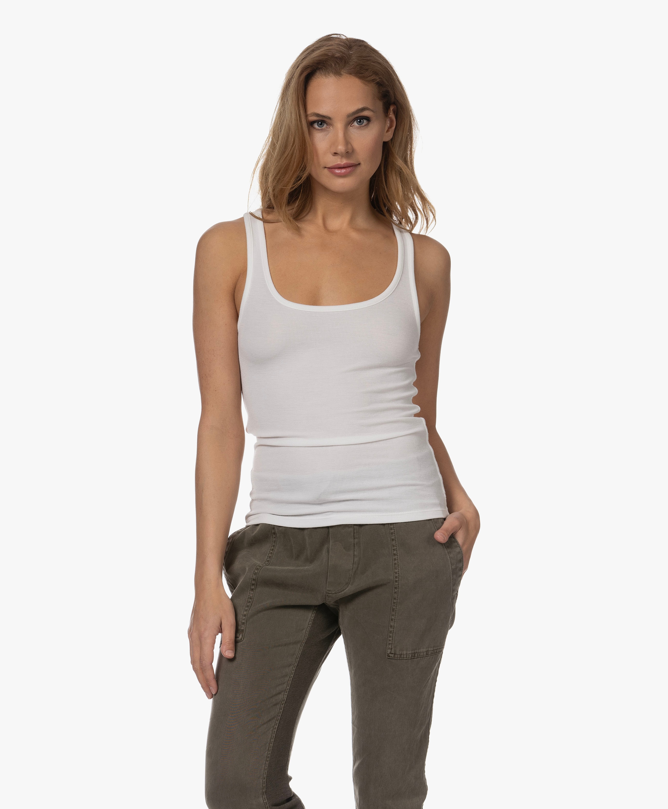 U-hals Tanktop