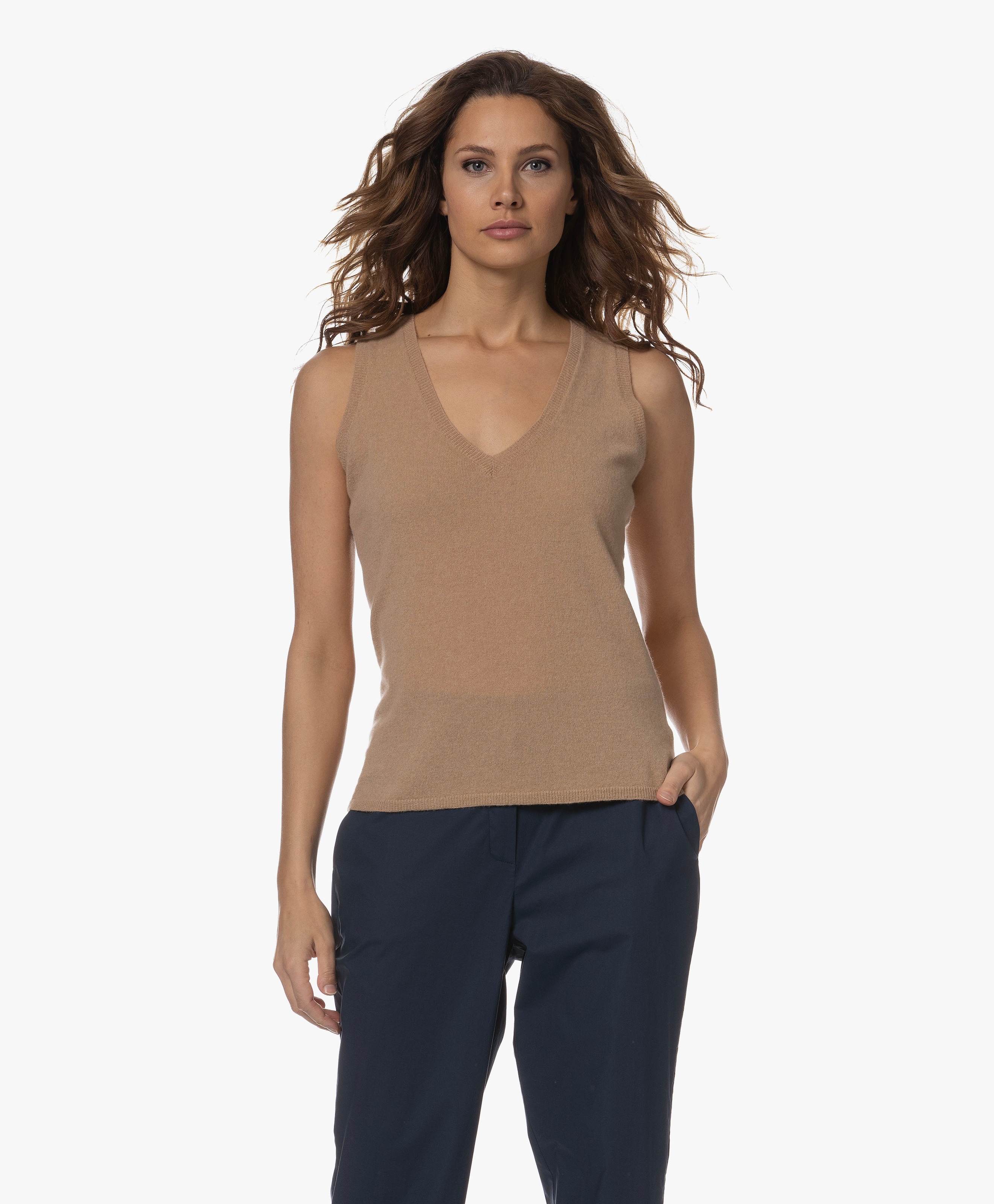 Sofya Cashmere V-hals Spencer