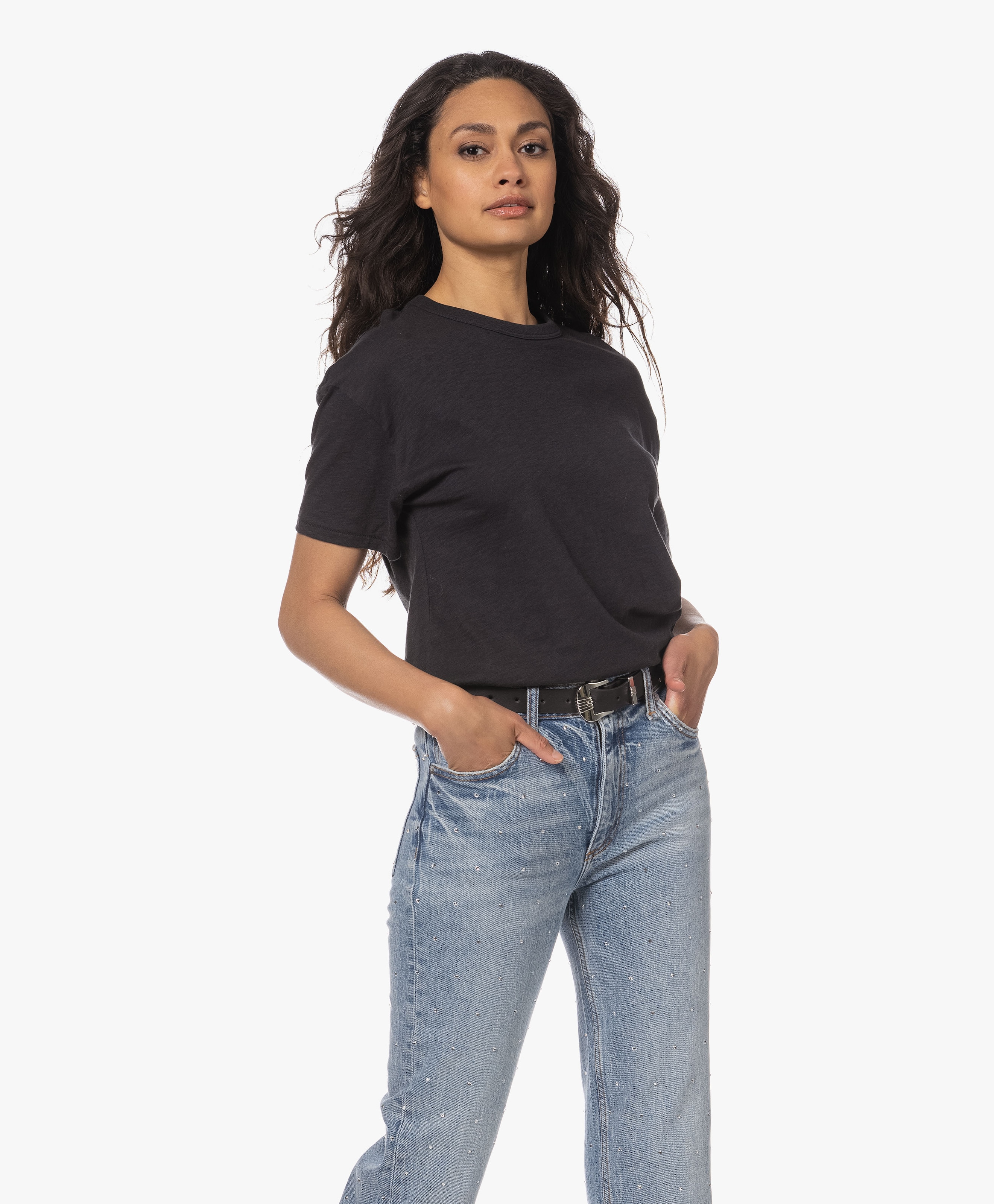 Mini Slub Boyfriend Pima Cotton T-shirt