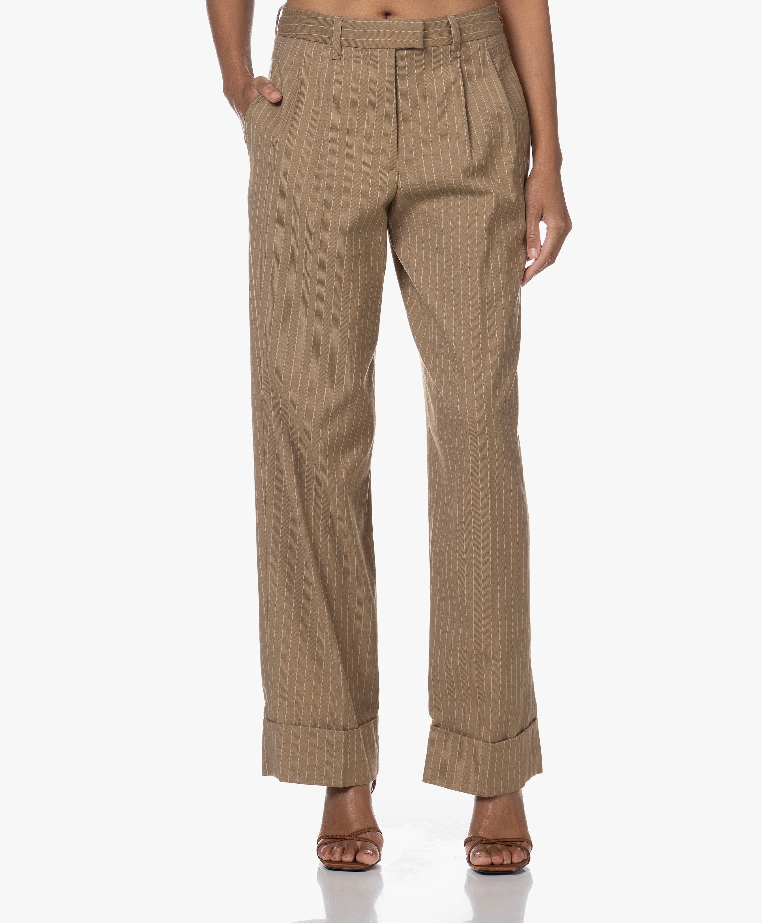 Marianne Loose-fit Pinstripe Pants