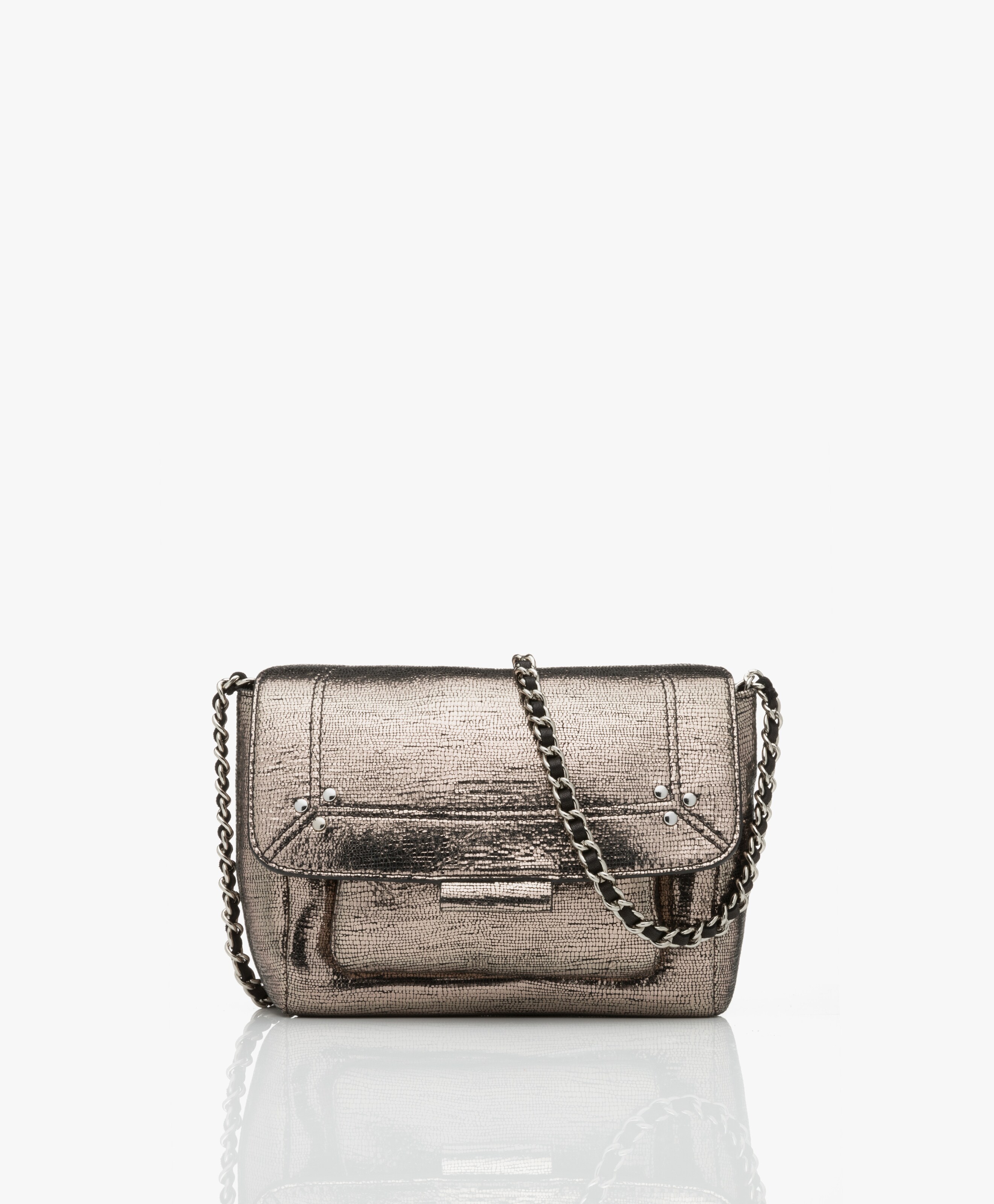 Lulu S Leren Schouder/Cross-body Tas