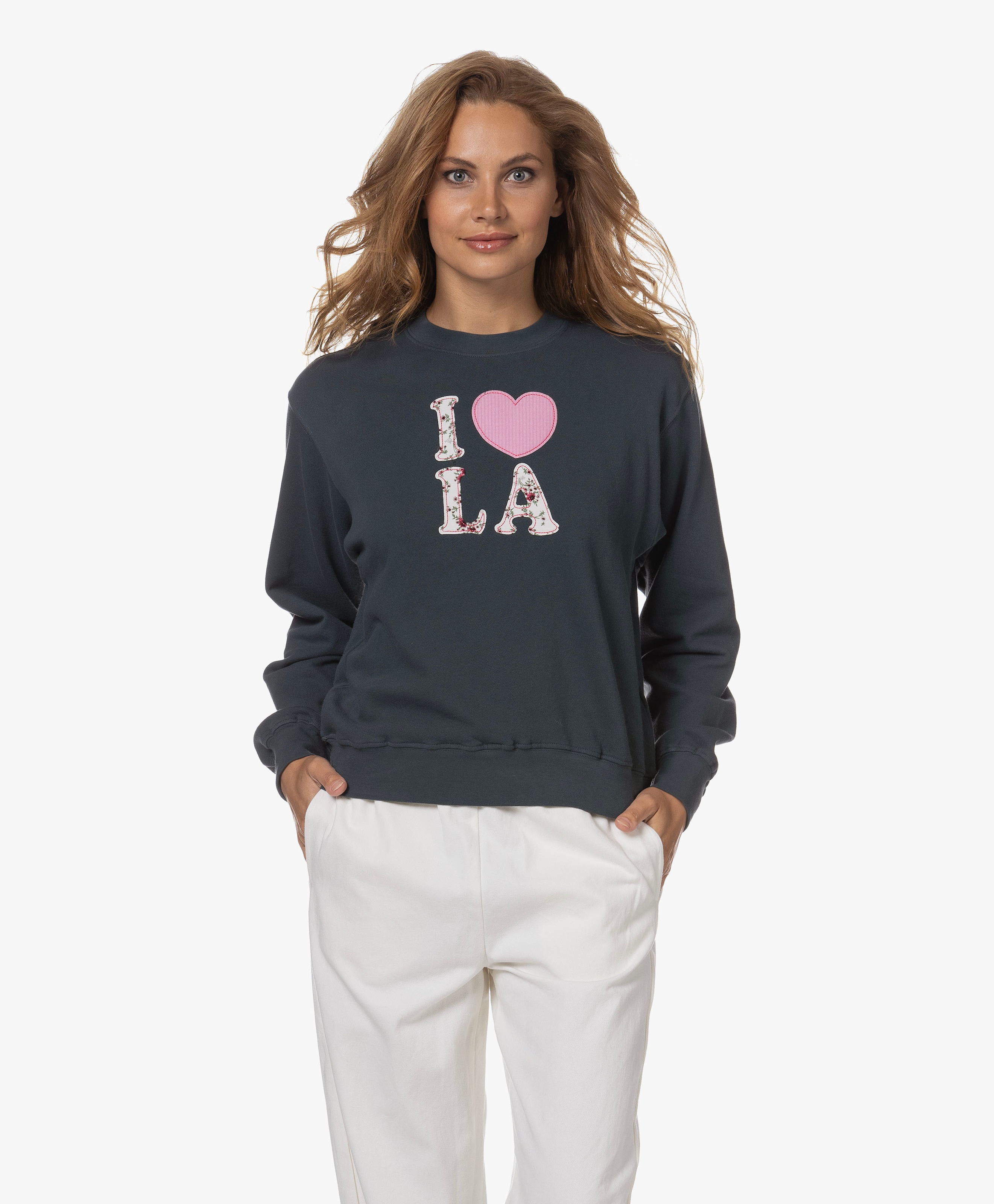 I Love LA Patchwork Sweatshirt