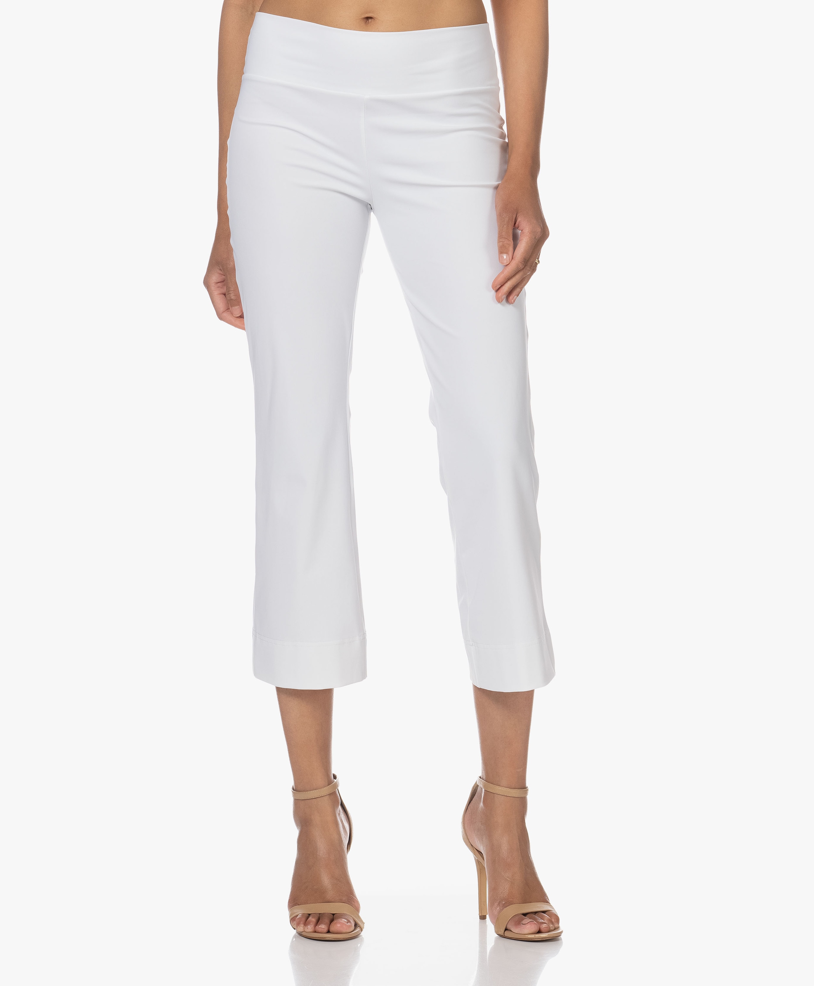Kaya Travel Jersey Cropped Flared Broek