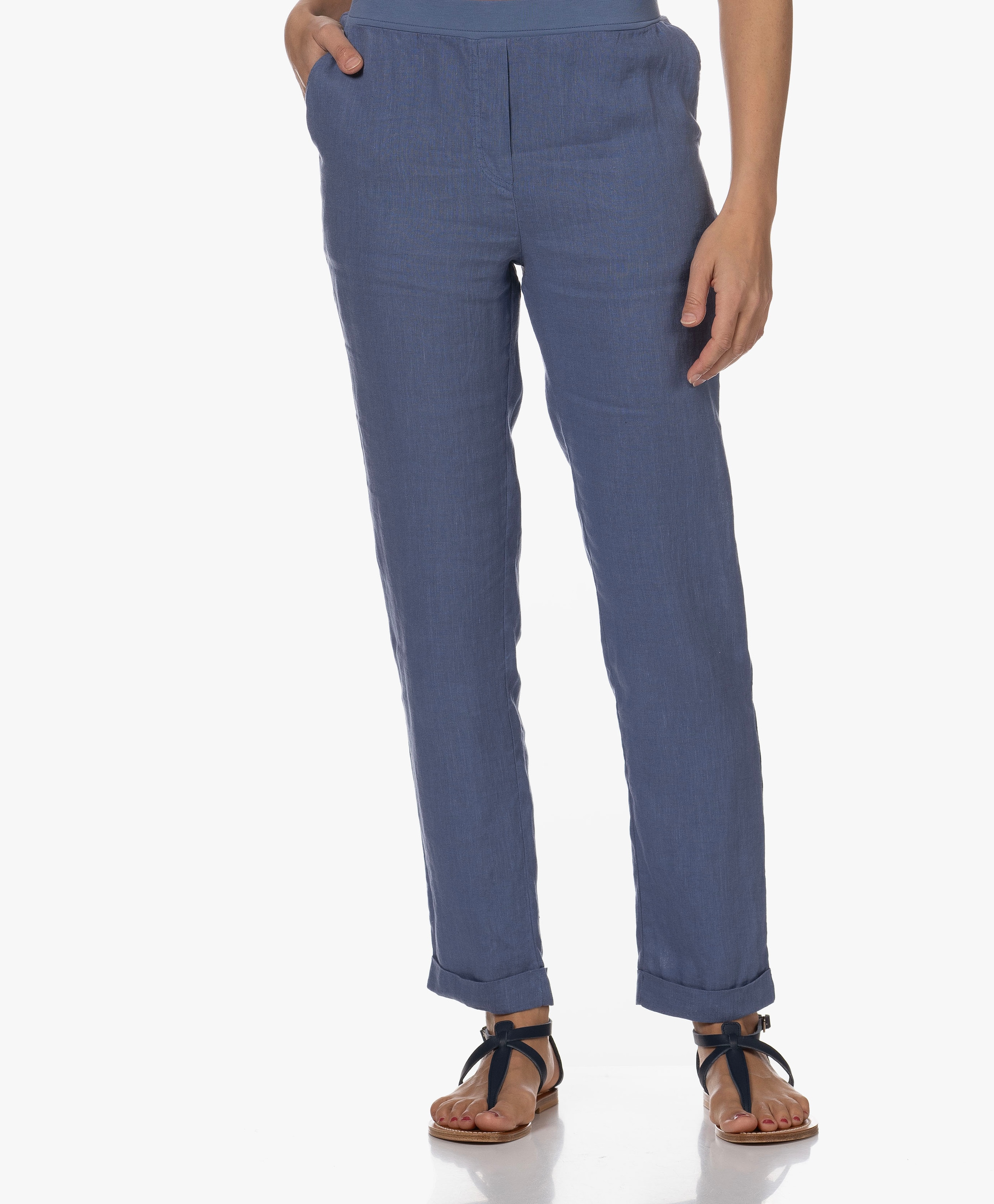 Capo Linnen Pull-on Broek