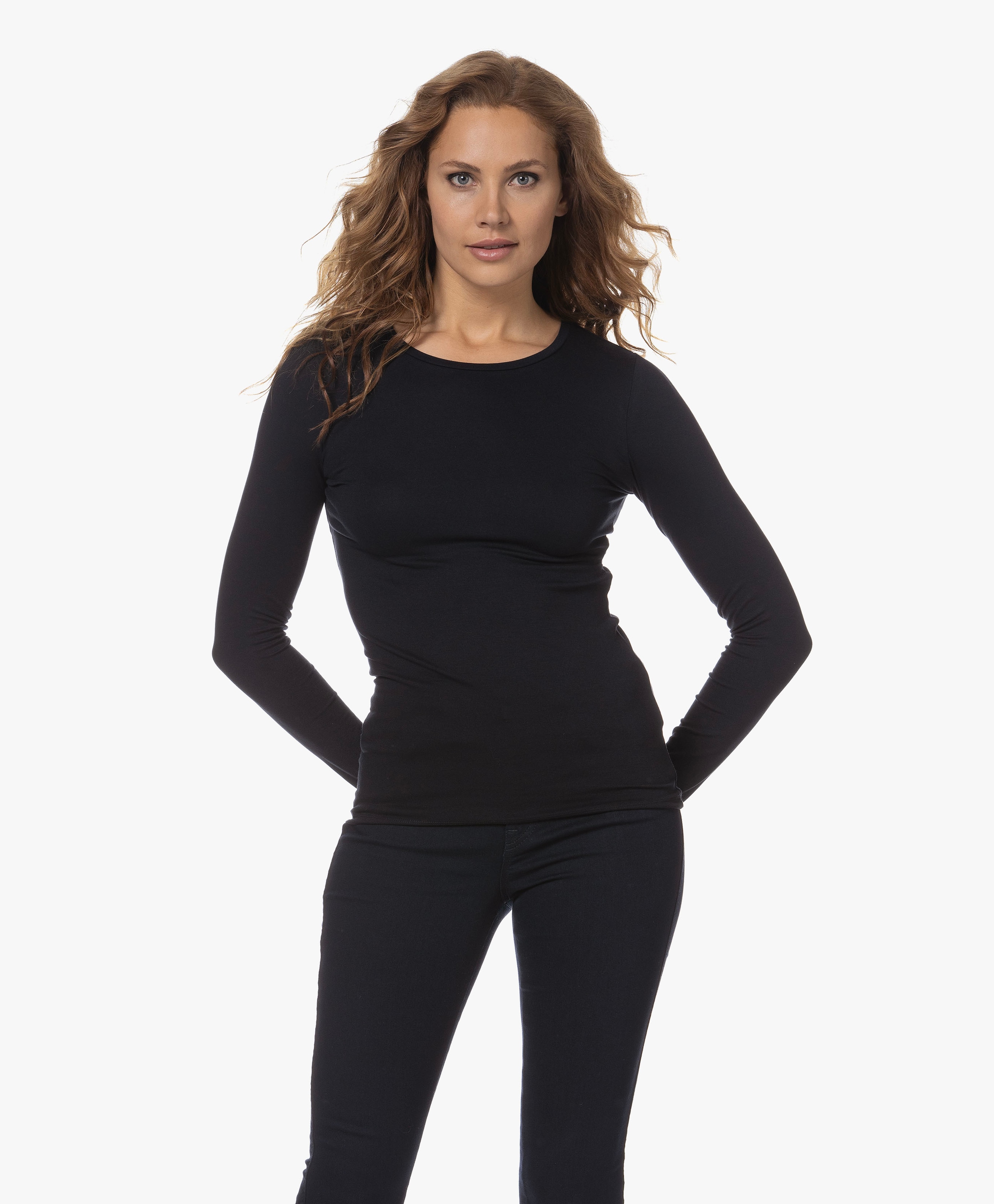 Ally Longsleeve met Ronde Hals