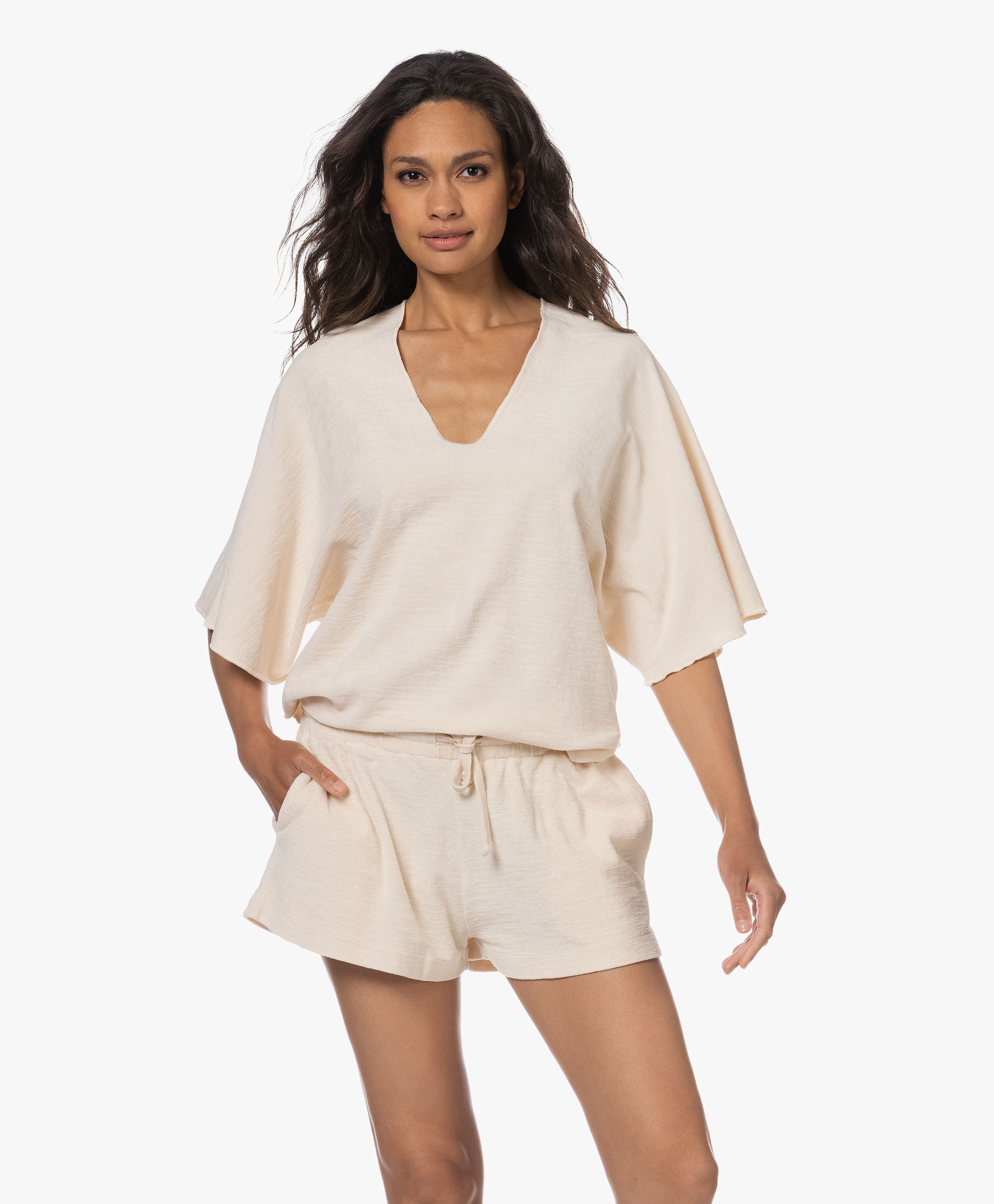 Badstof Jersey Kaftan Top