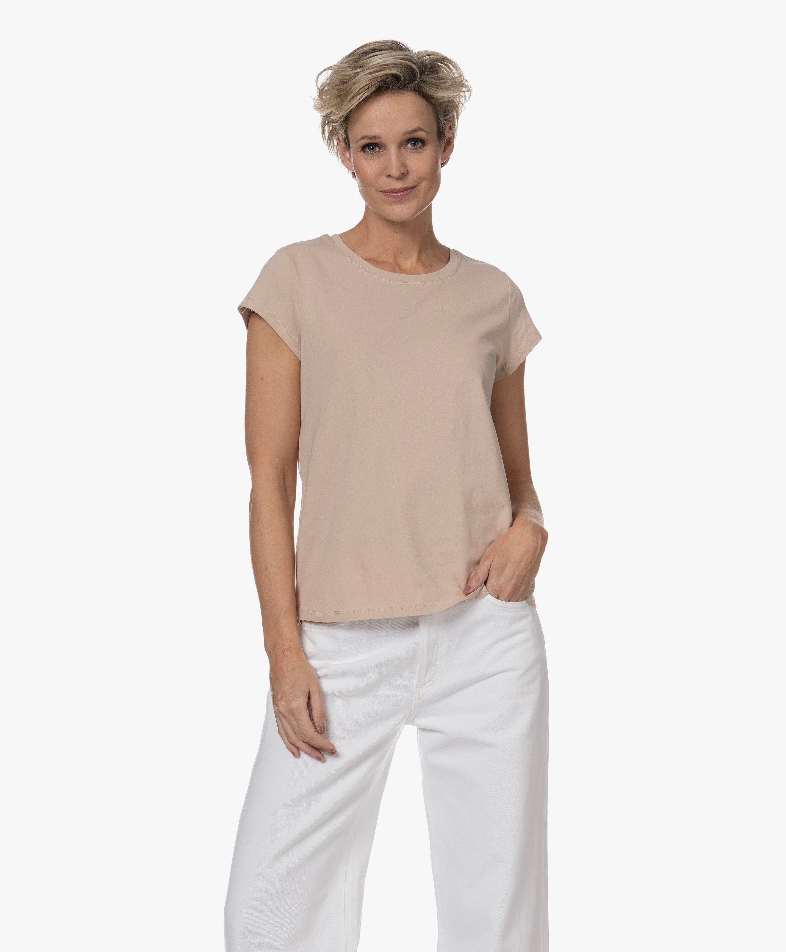 T-Shirt met Ronde Hals