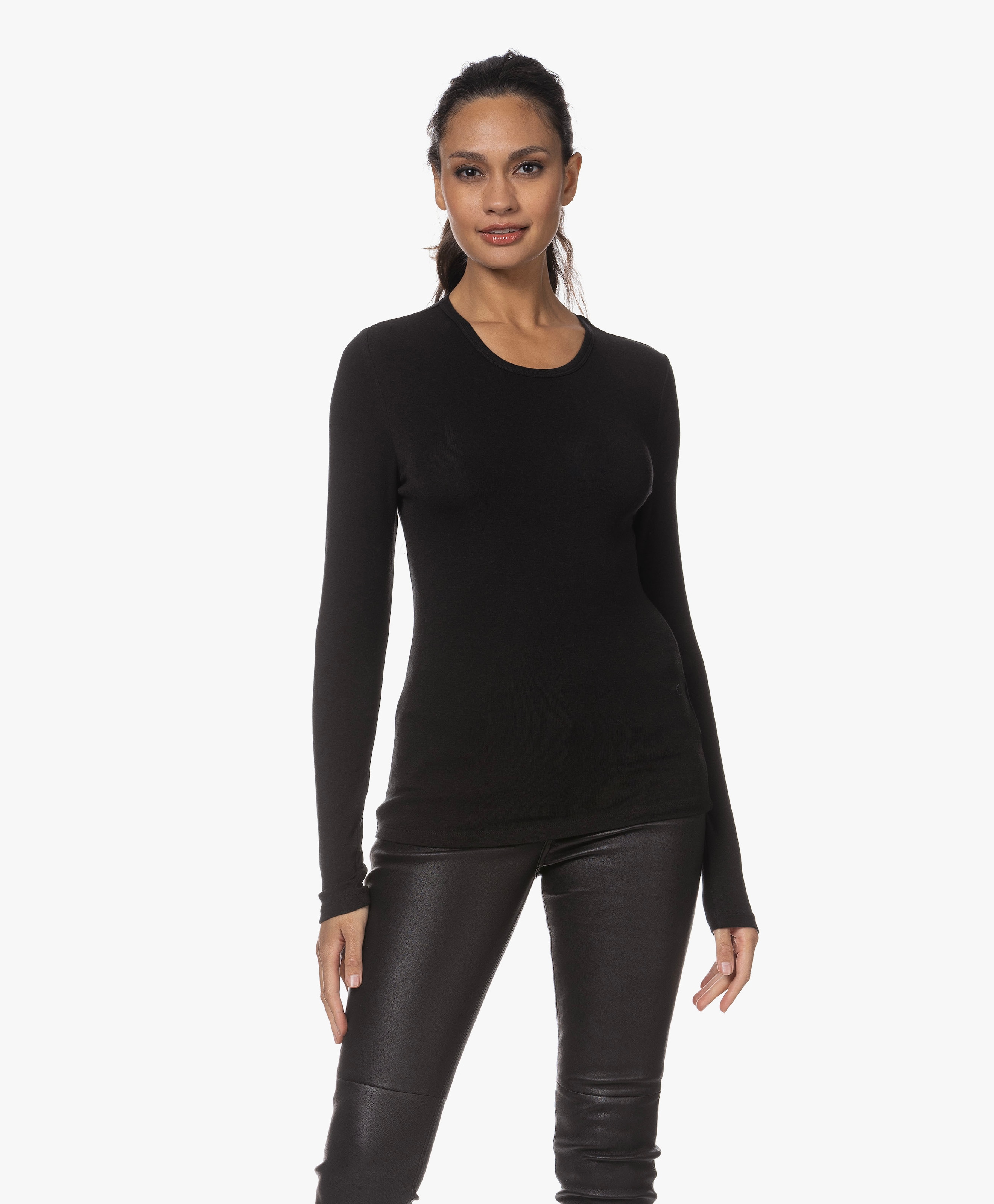 Lutest Lyocell-Wol Rib Longsleeve