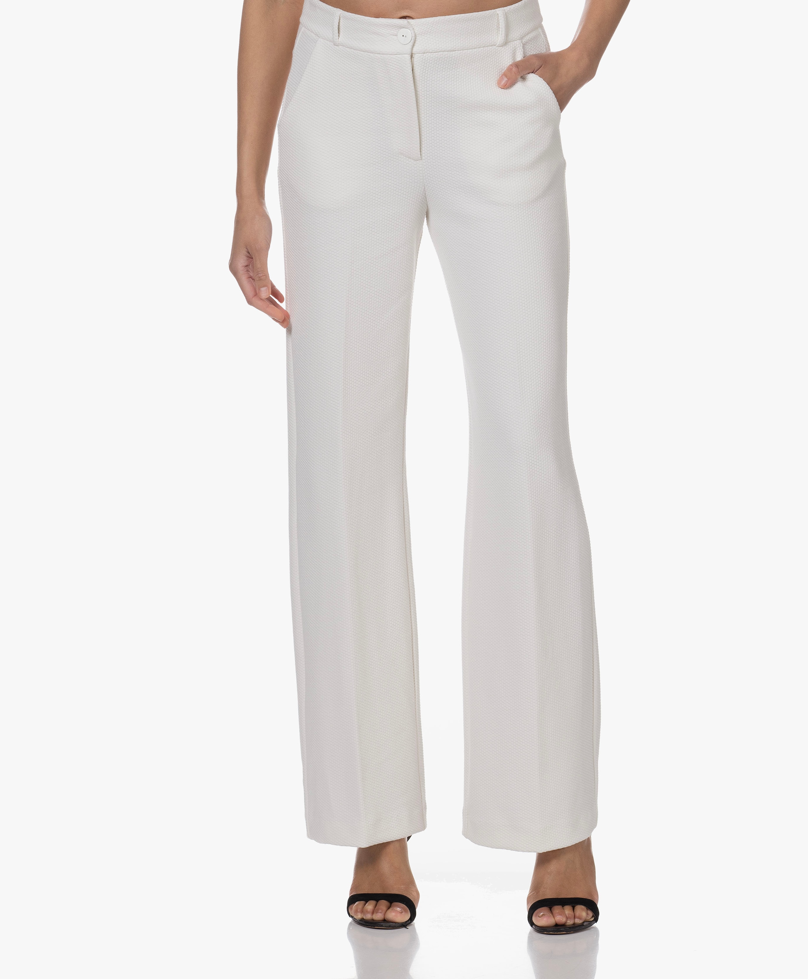 Hetty Getextureerde Jersey Pantalon