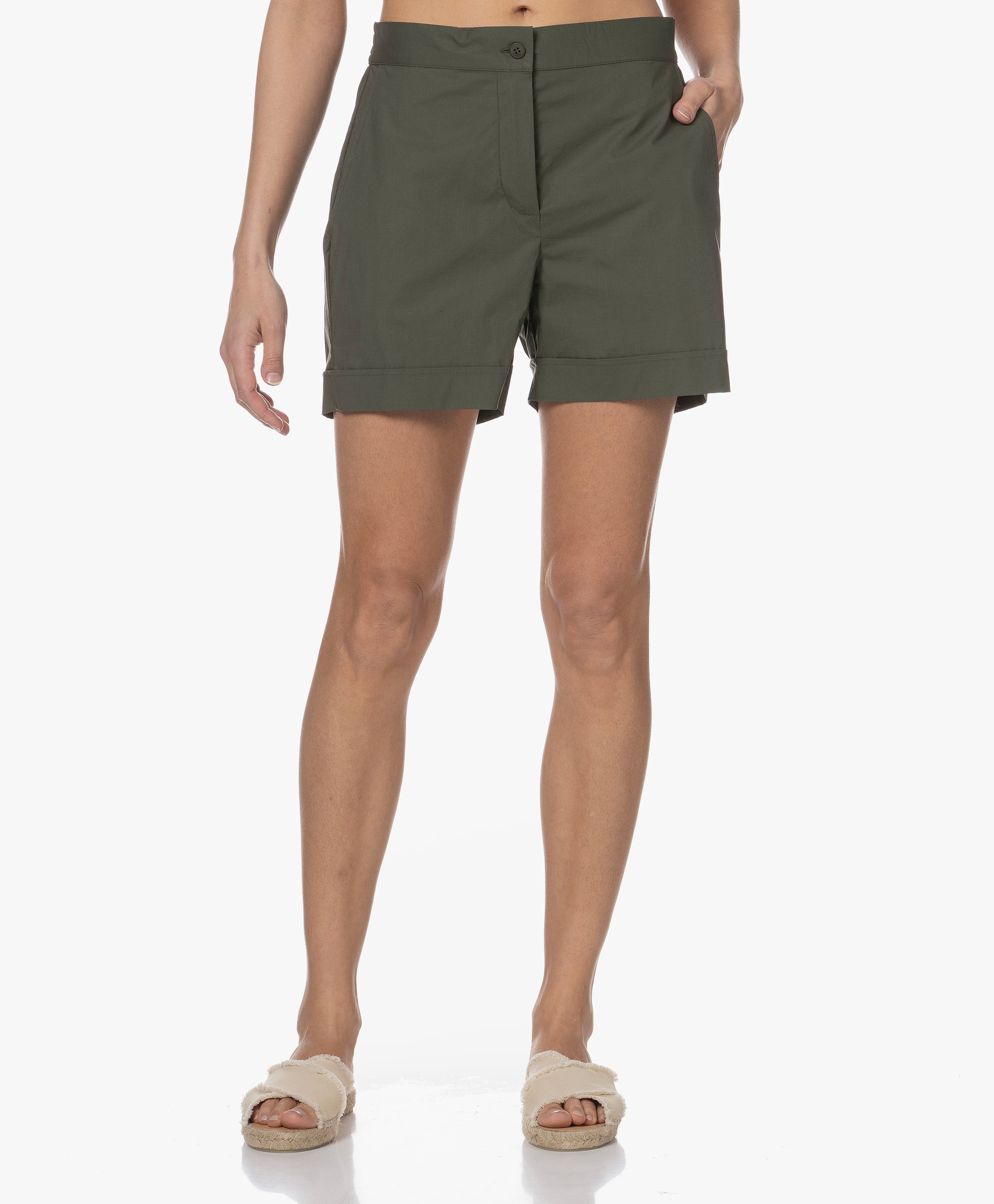 Shorts, straight through hip popular & thigh