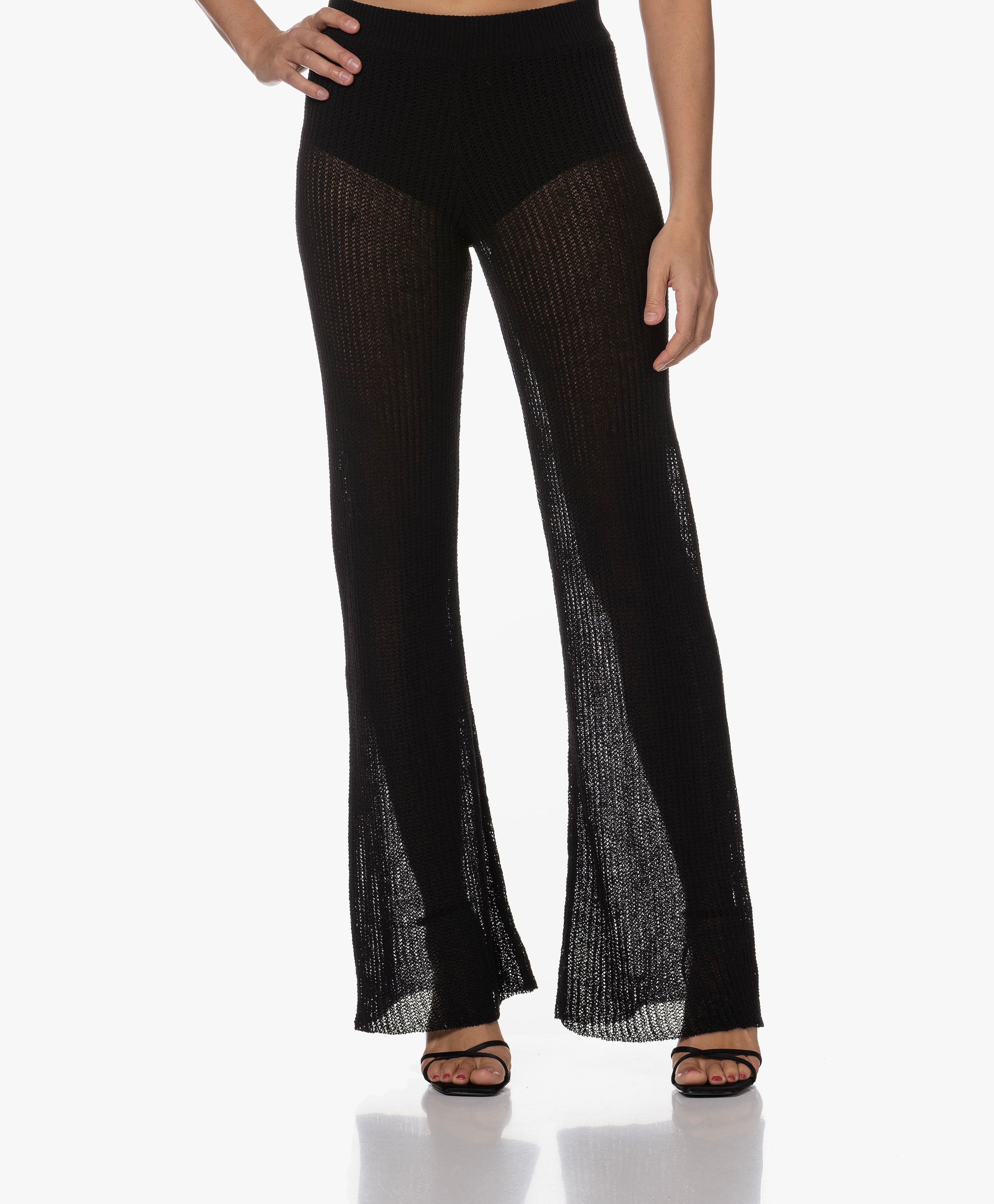 Paula Gebreide Broek See-Through
