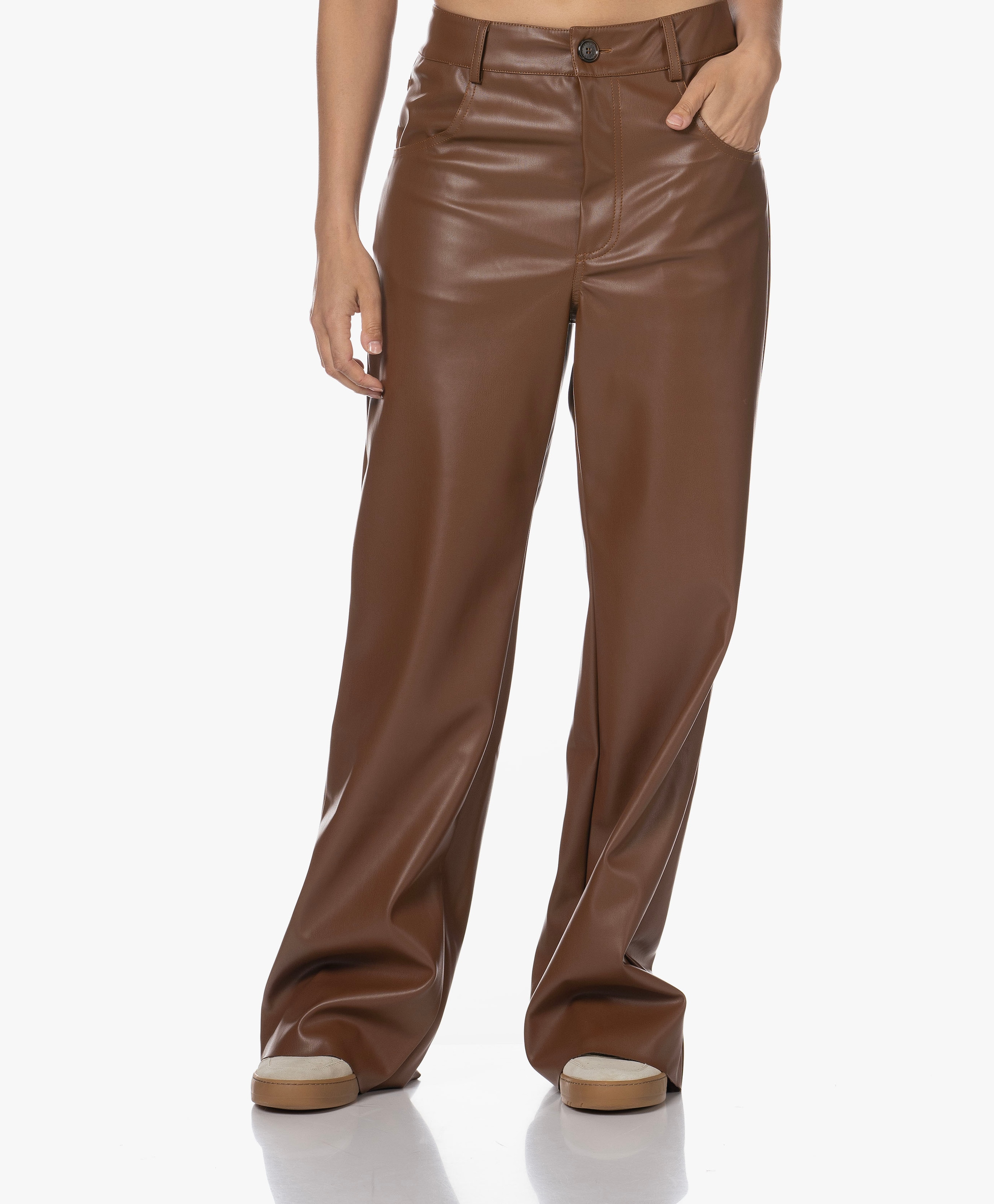 Faux Leren Broek
