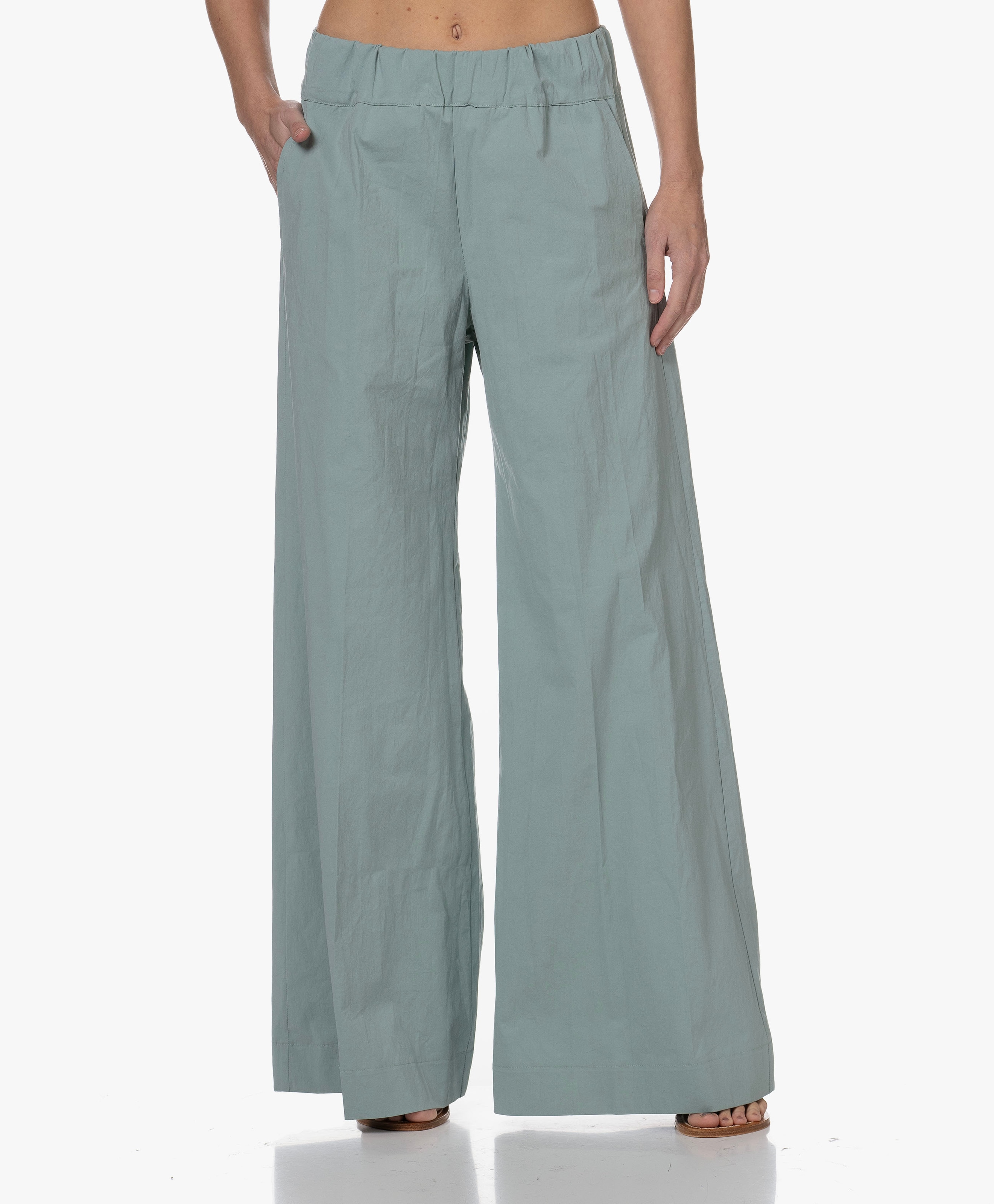 Super Woody Pants In Poplin Stretch