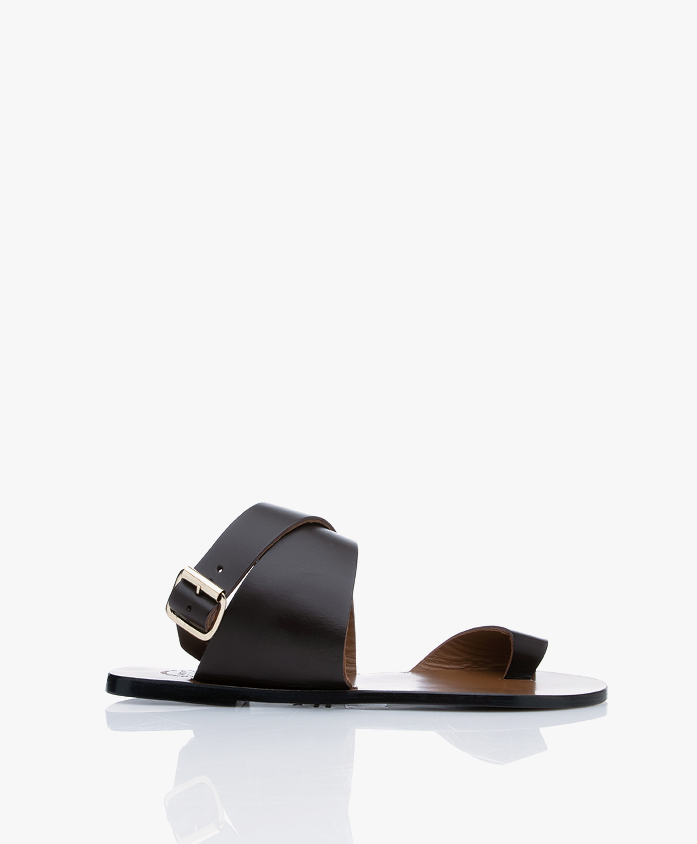 Montagano Leren Sandalen