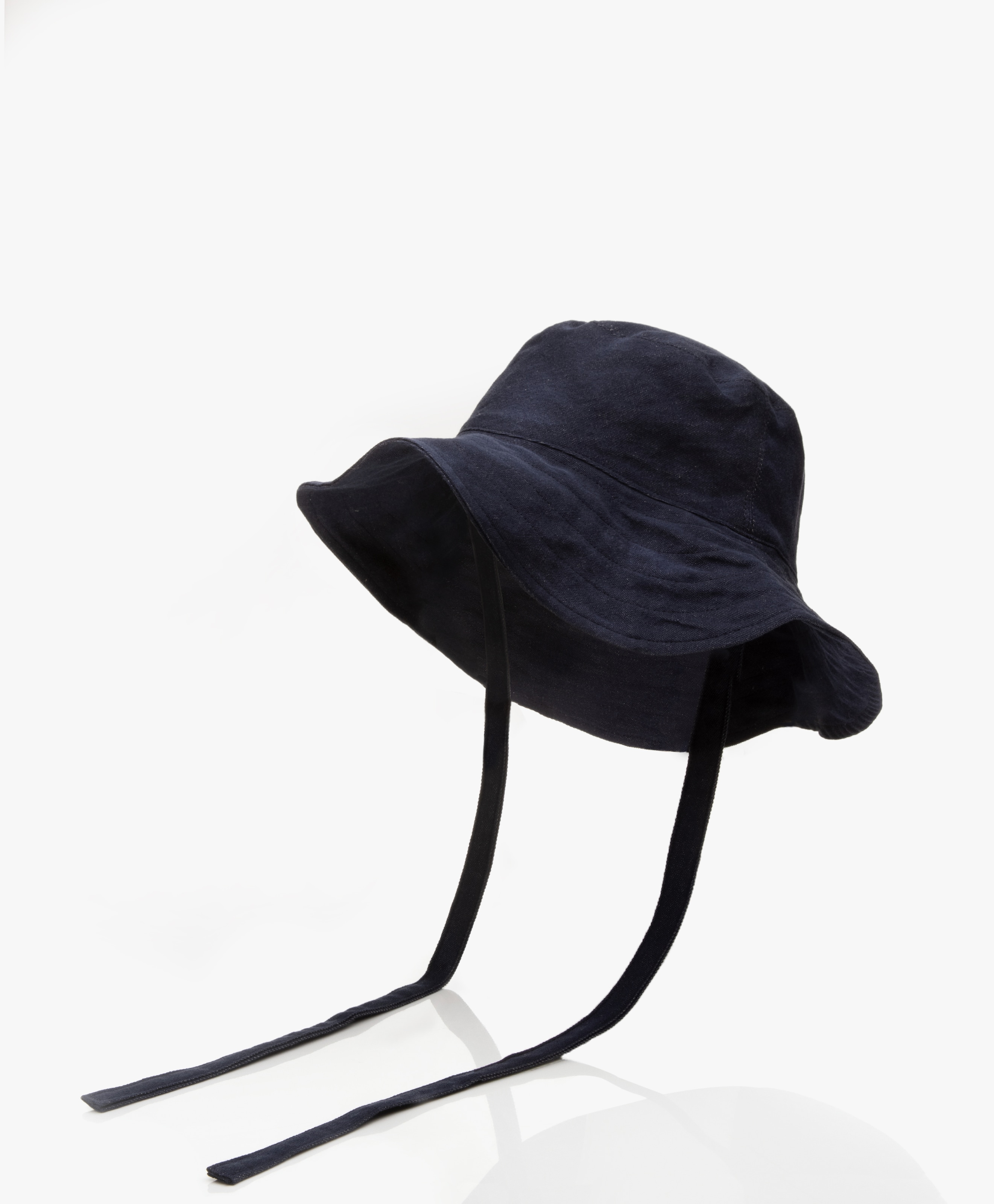 Katoen-linnenmix Bucket Hat