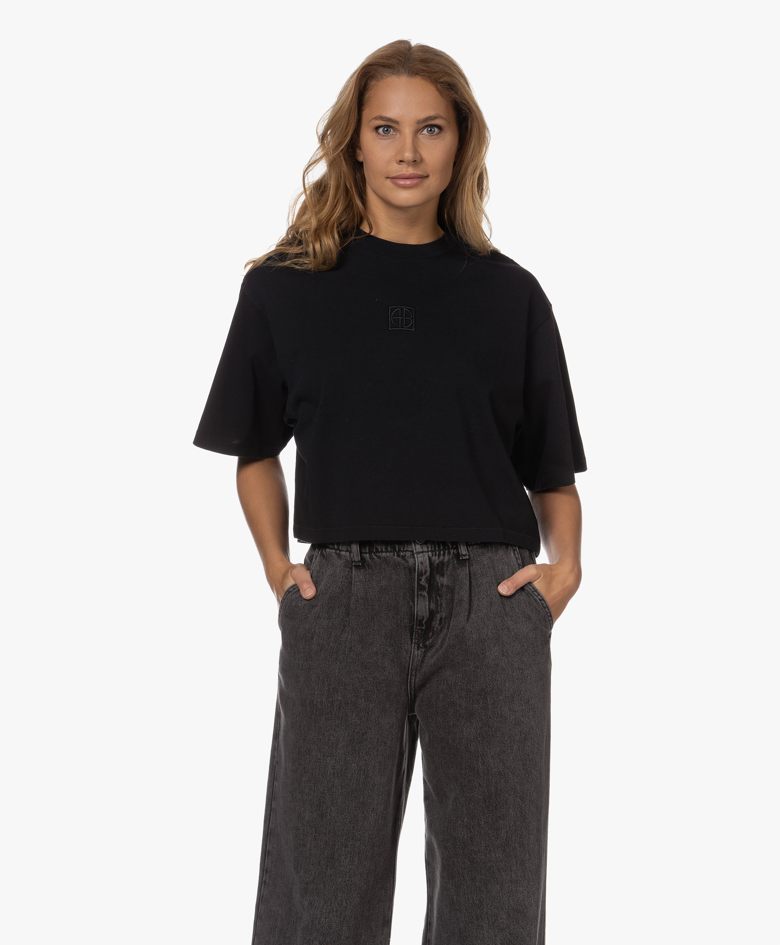 Myers Cropped Monogram T-shirt