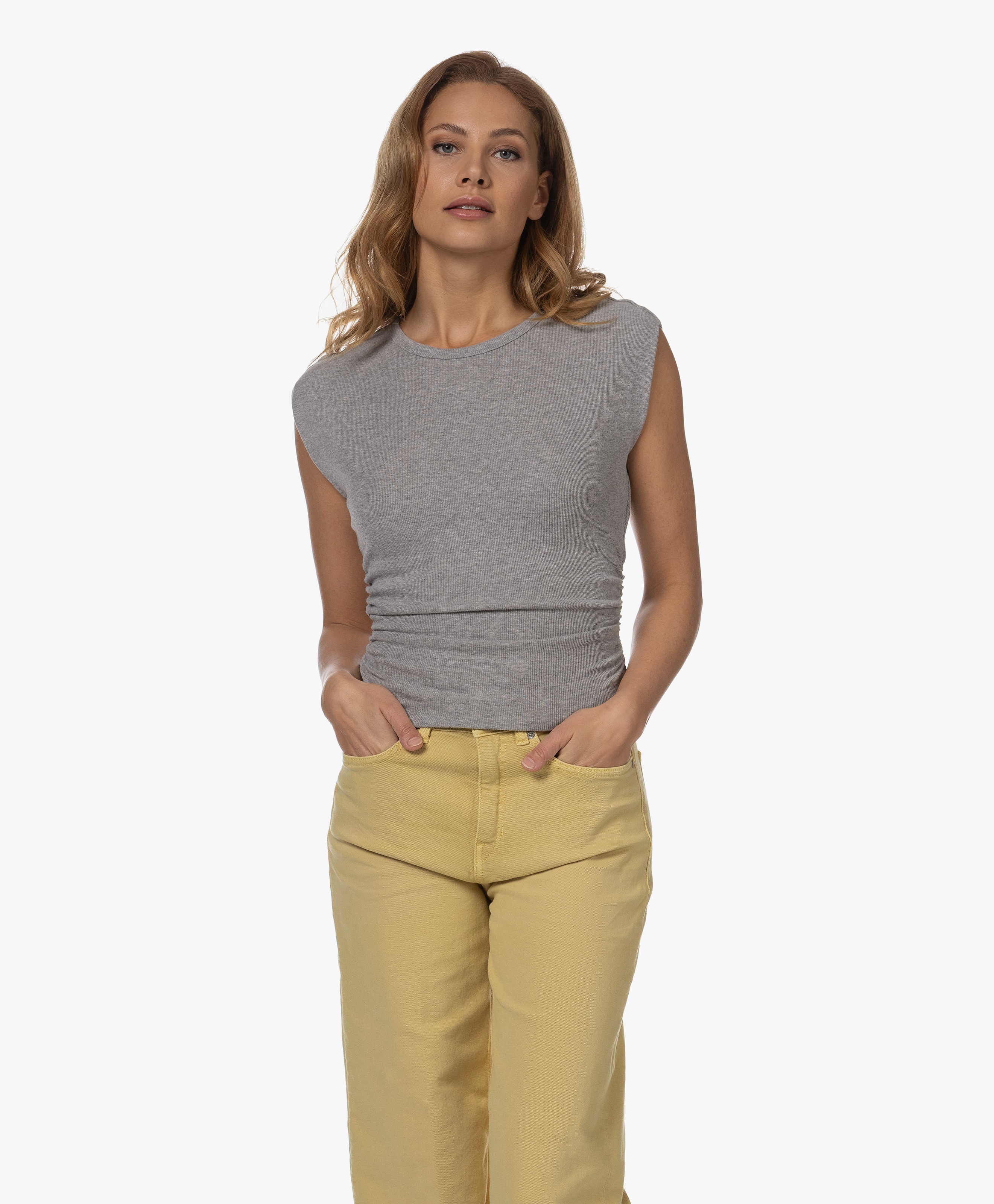 Joni Power Shoulder Top