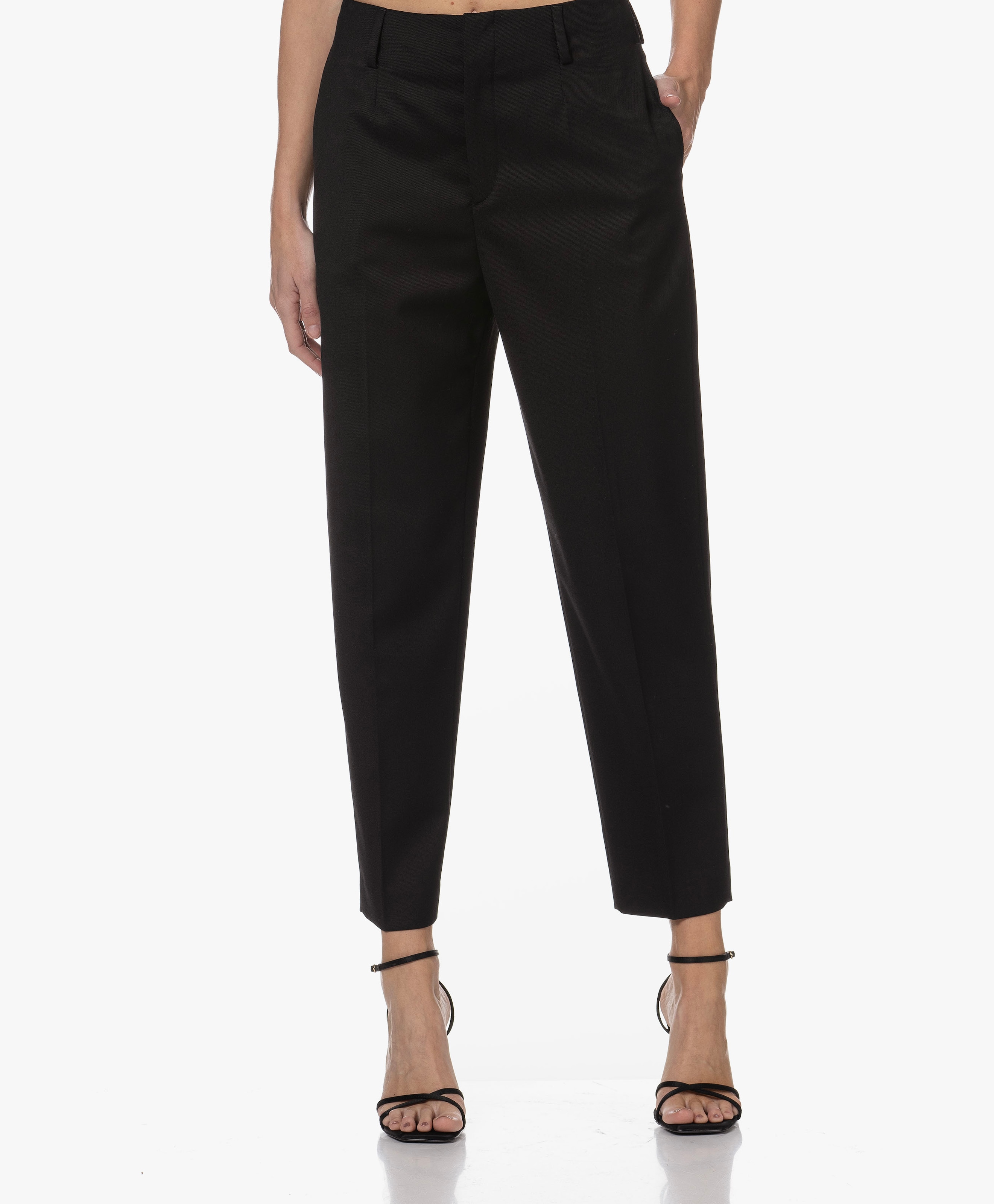Karlie Wool Blend Twill Pants
