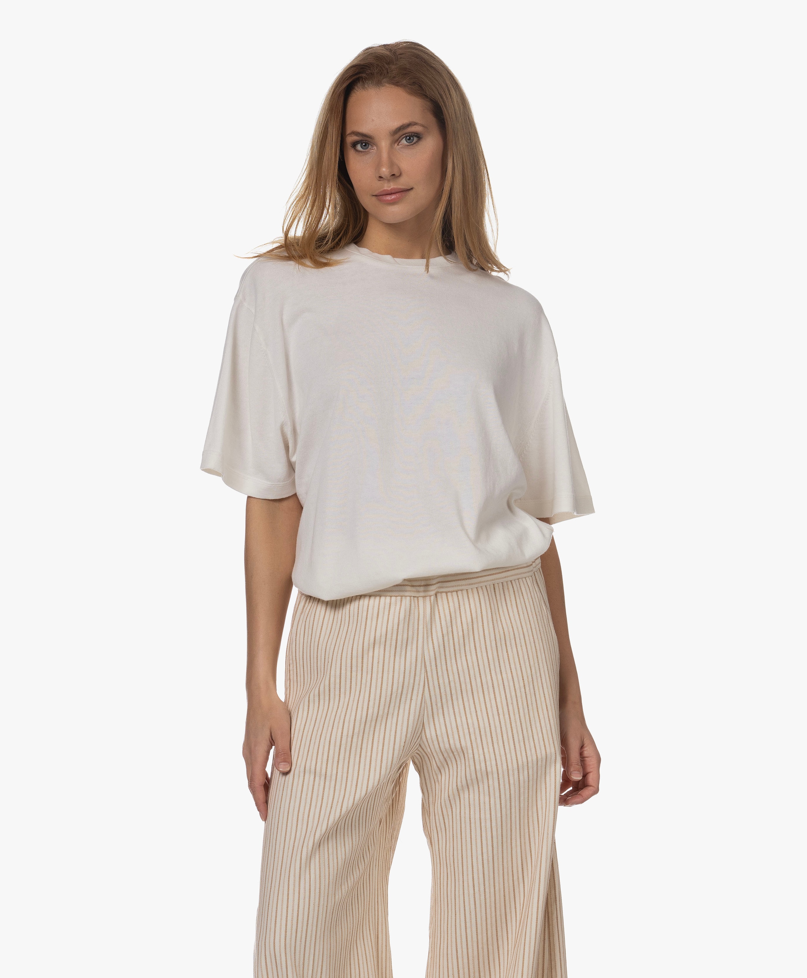 N°269 Rik Oversized Katoen-Cashmere T-shirt