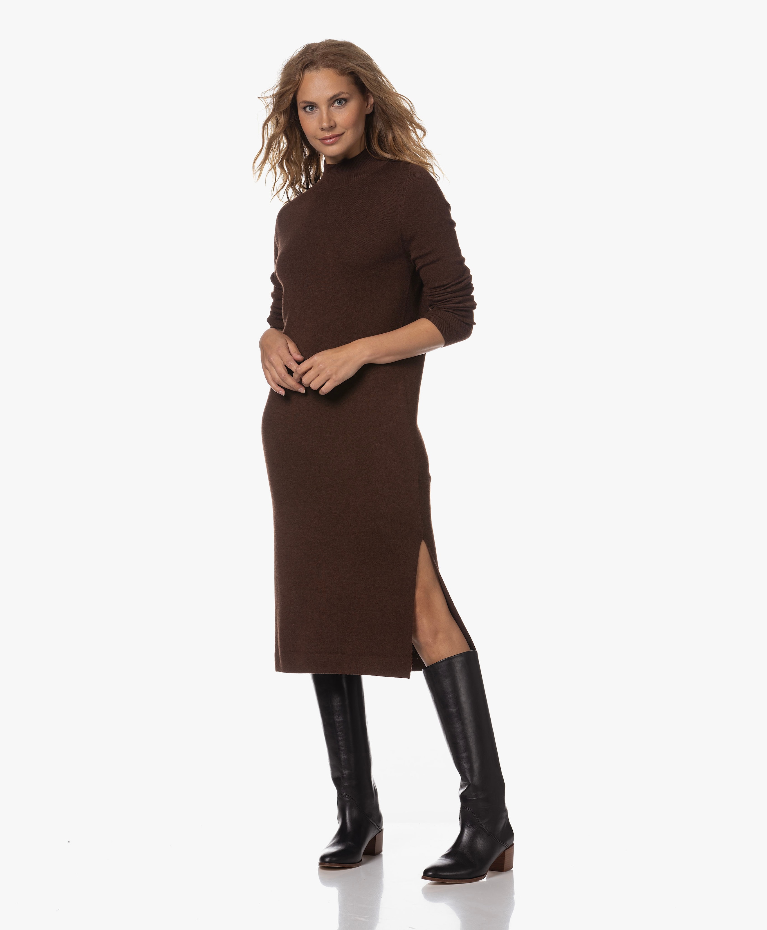 Merino Wool Midi Dress