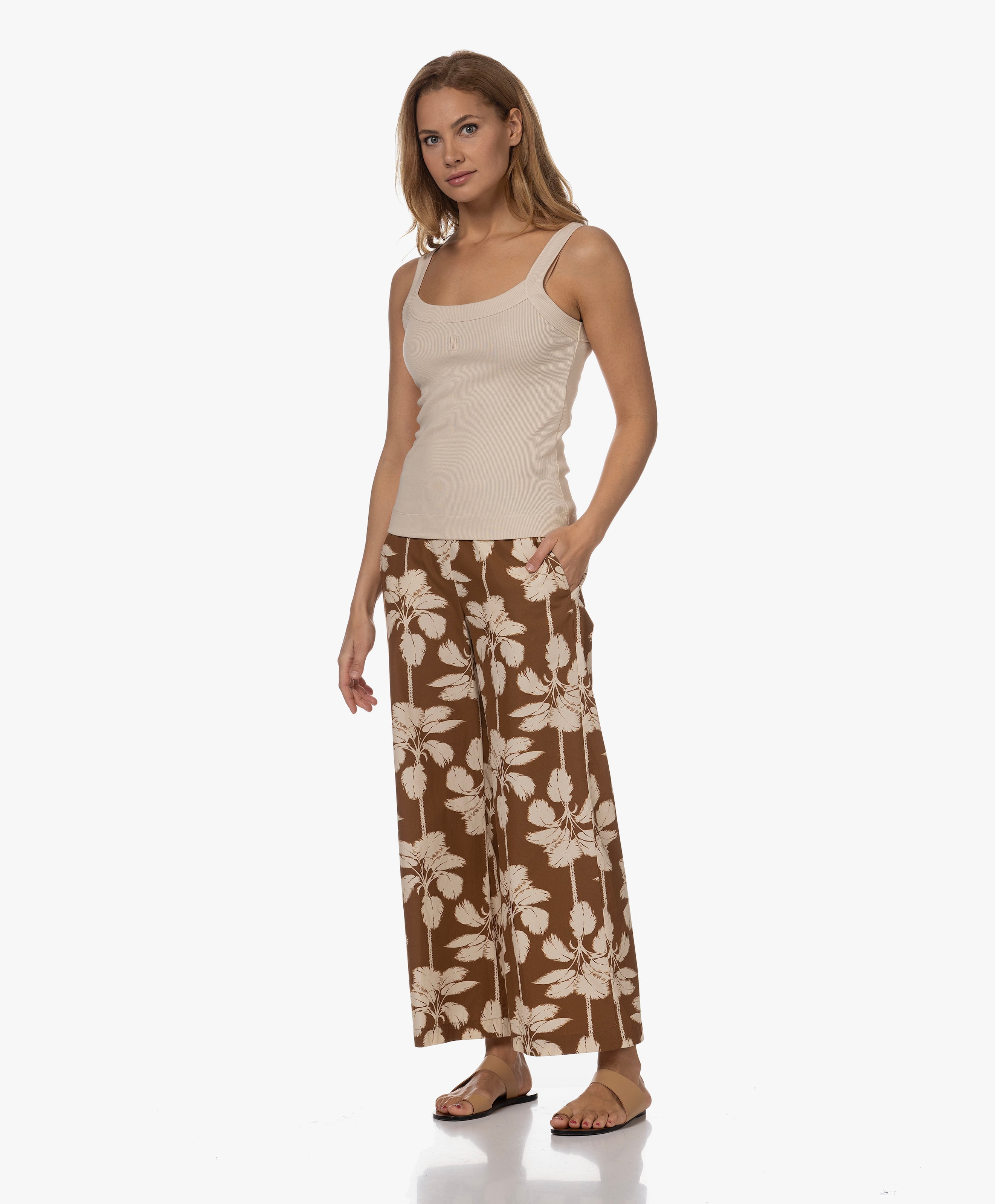 Frillio Rib Jersey Top