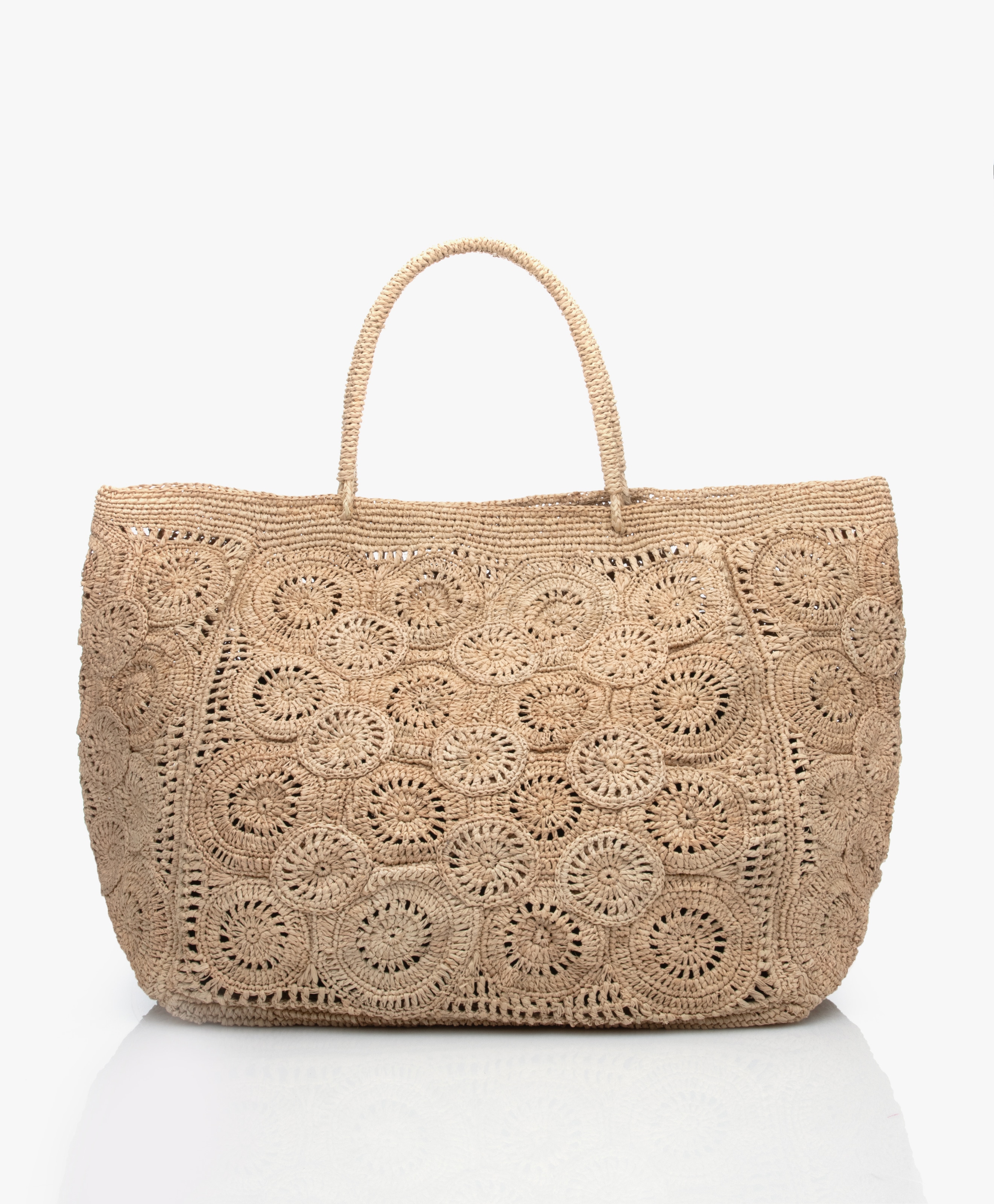 Pasty Raffia Shopper