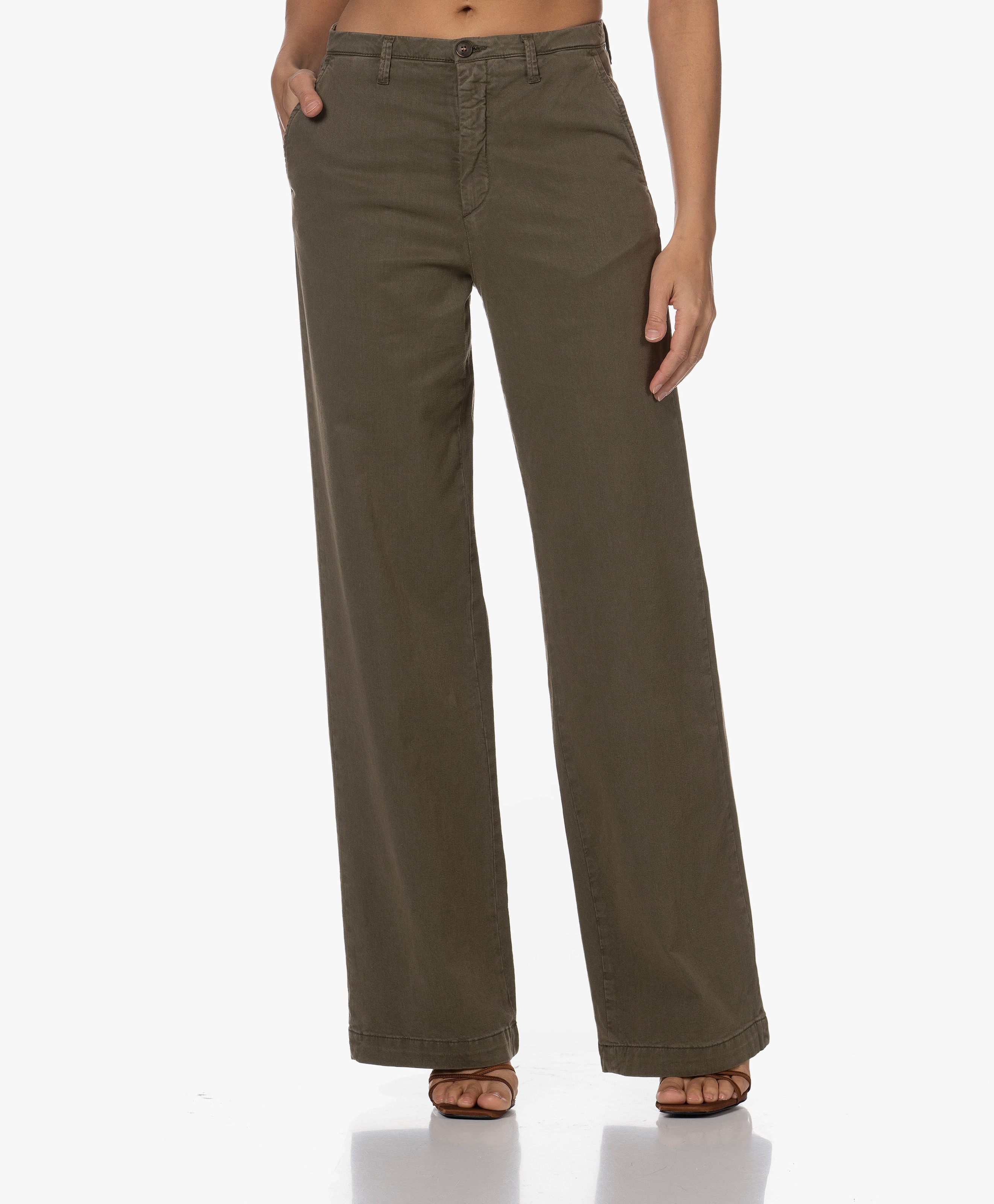 Garment-dyed Cottonblend Chino