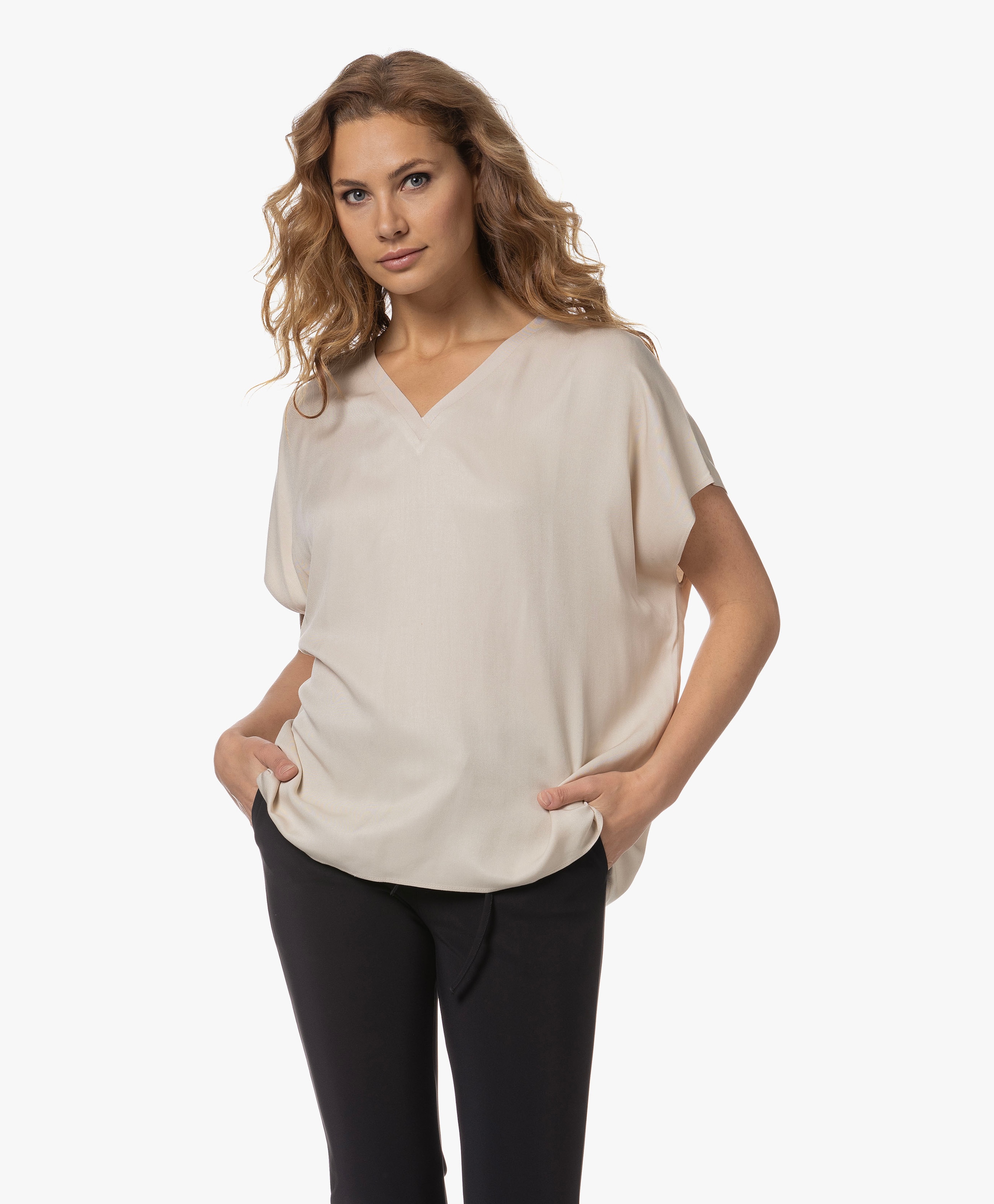 Tem V Neck Top