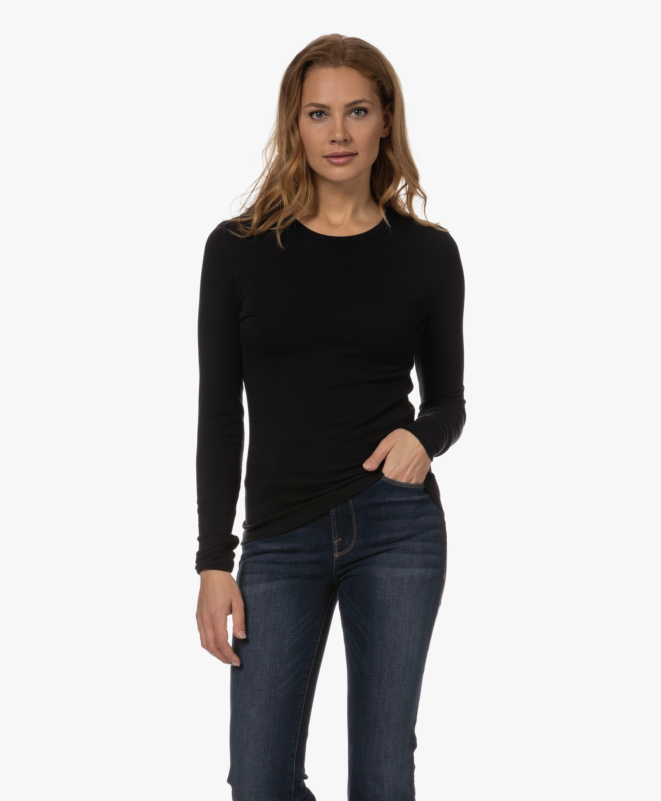 Lutest Lyocell-Wol Rib Longsleeve