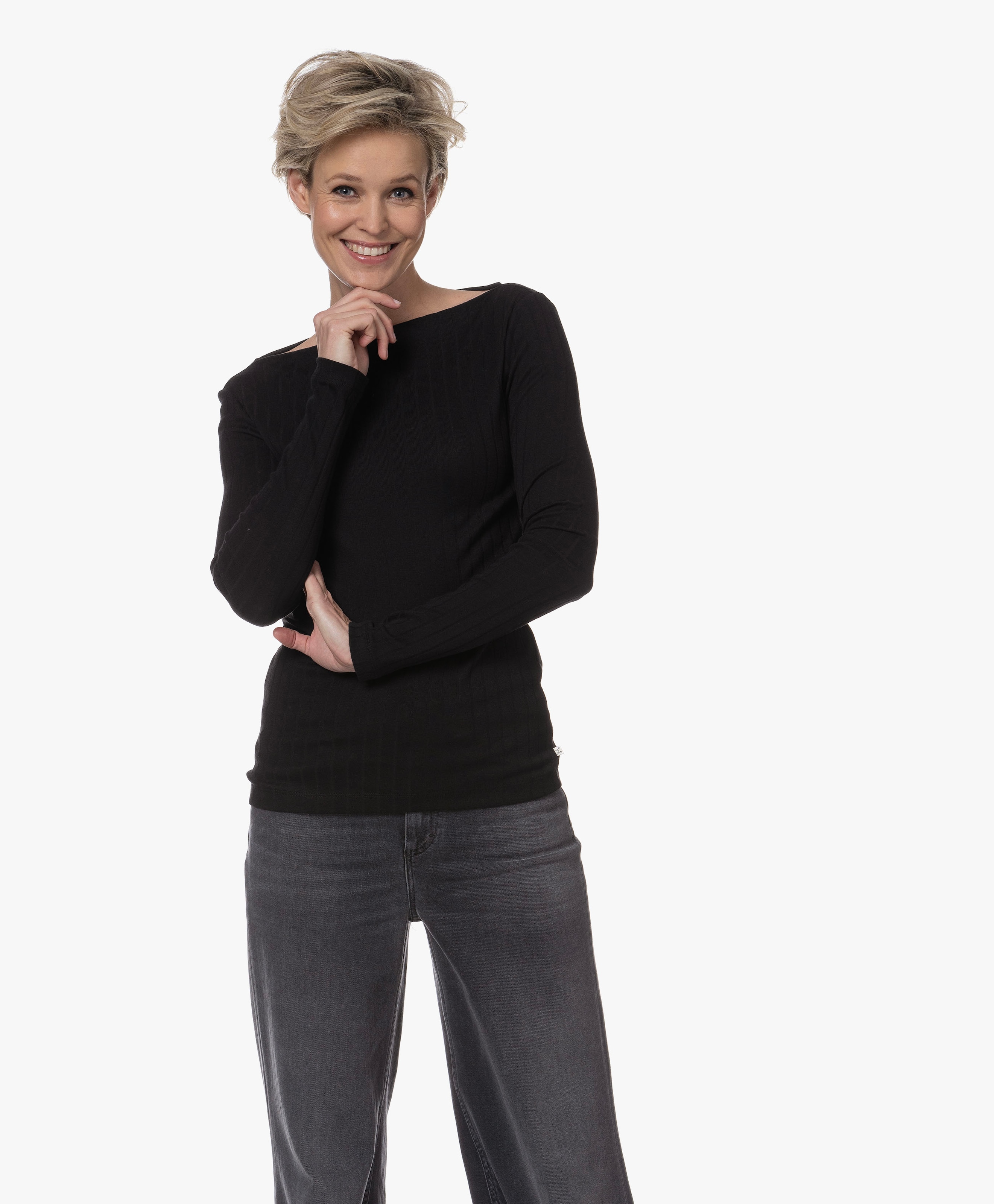 Longsleeve Met Boothals