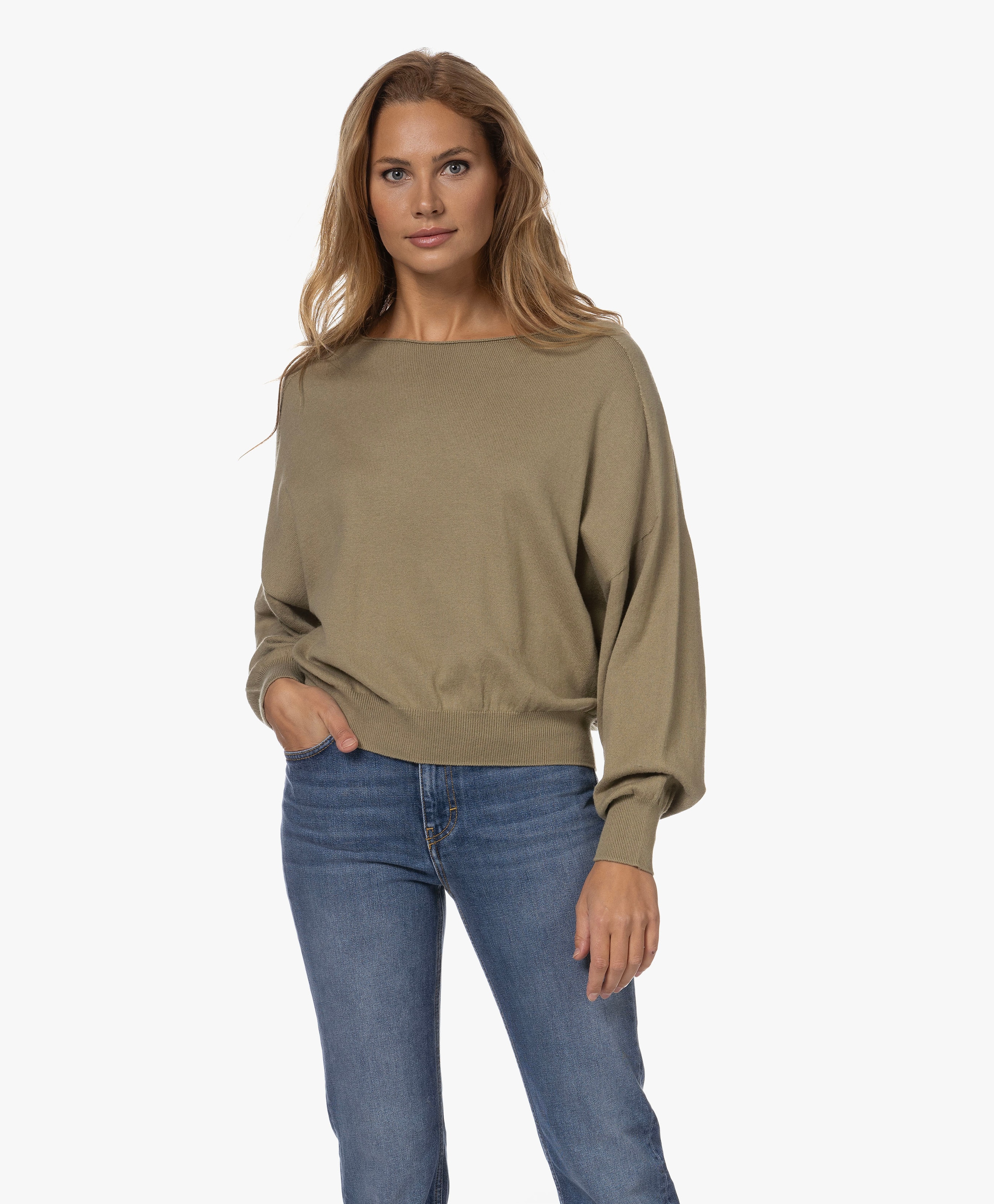 Teresy Cotton-Cashmere Sweater