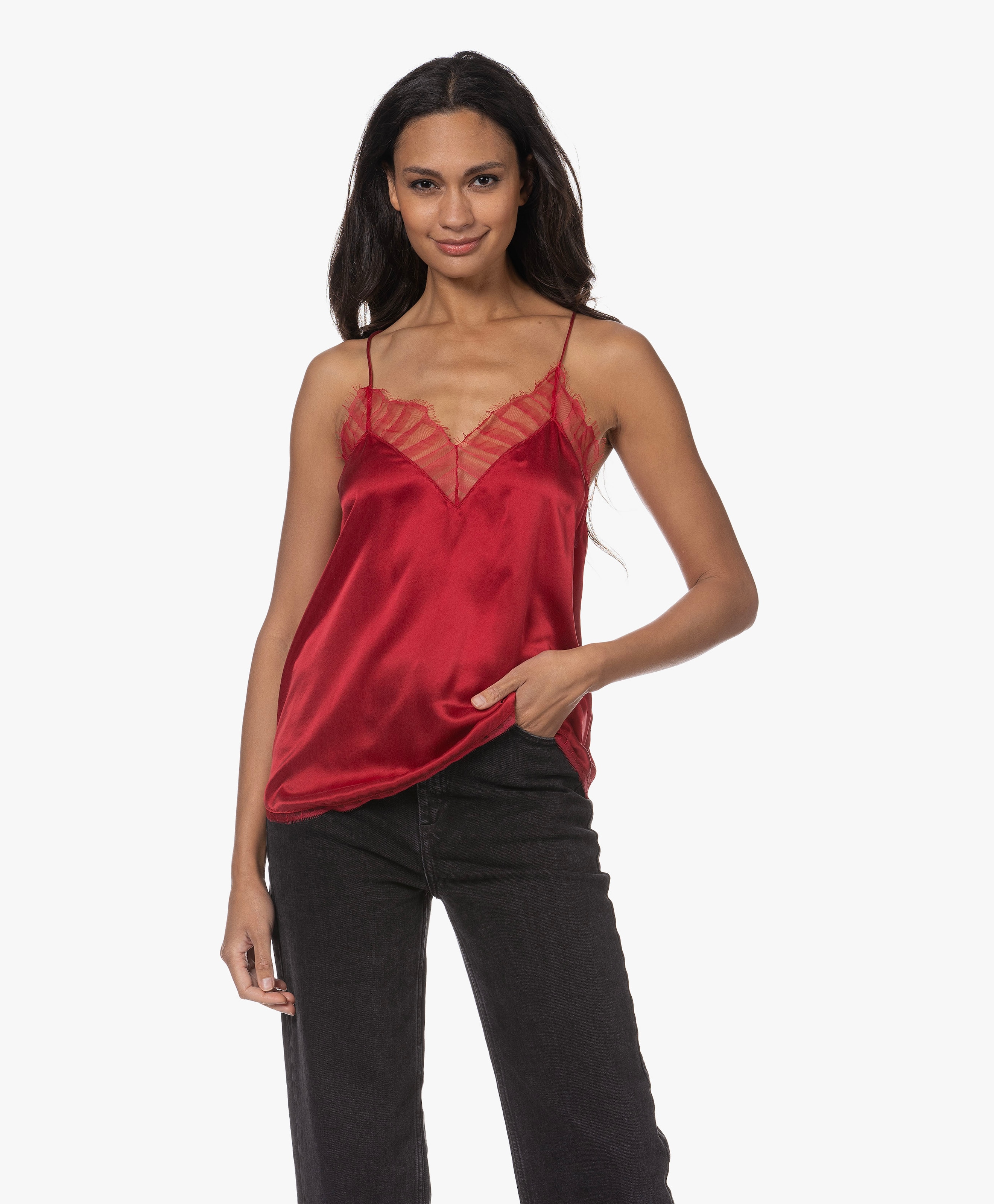 Berwyn Zijden Camisole