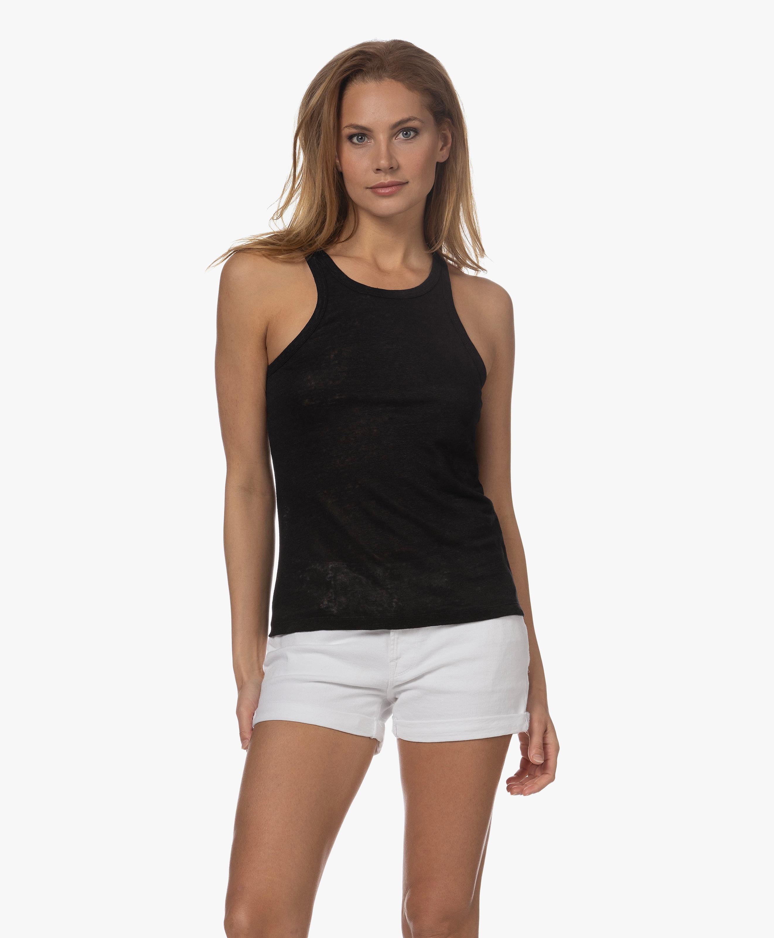 Linnen Jersey Tanktop