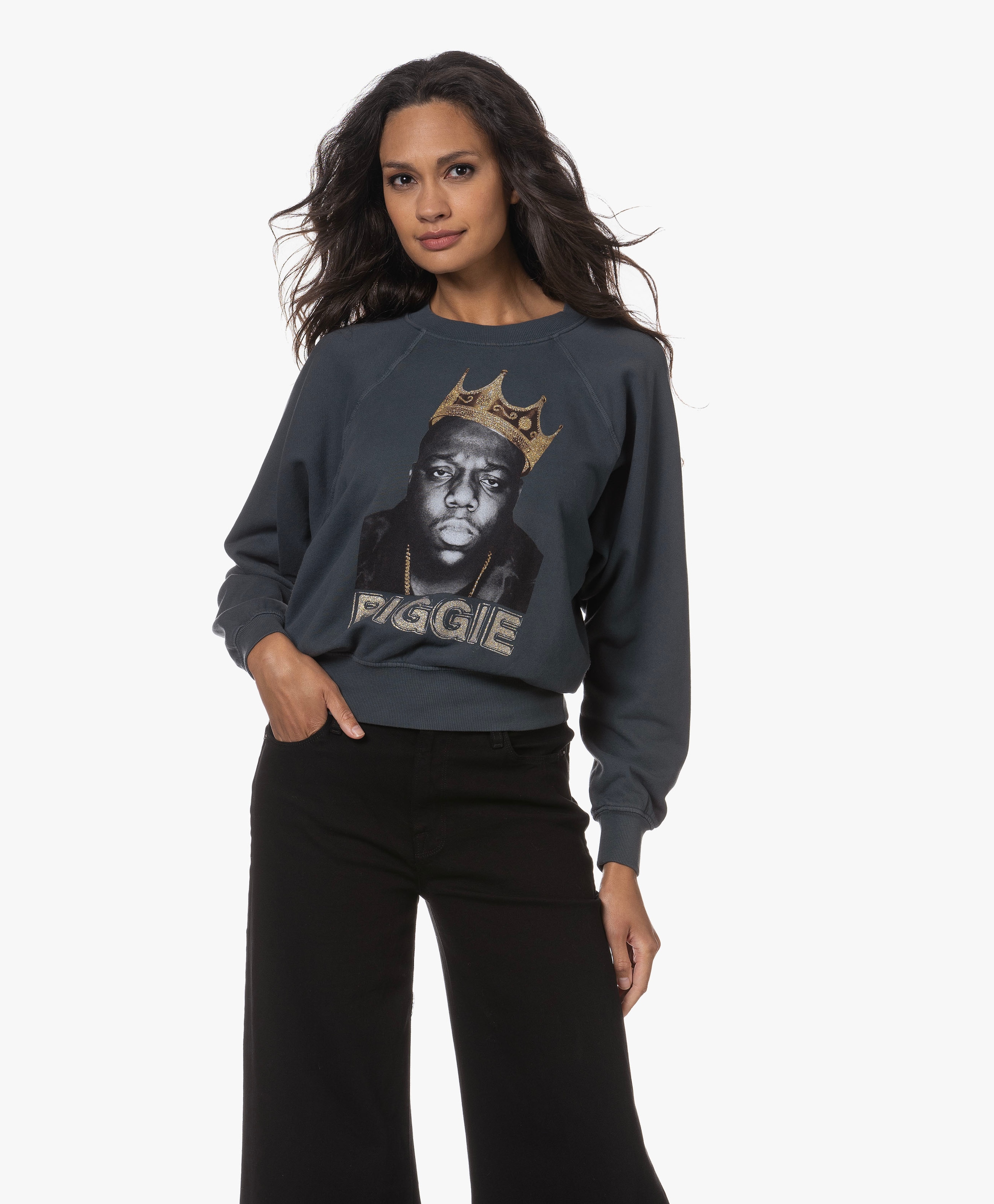 Biggie Gold Crown Raglan Sweatshirt