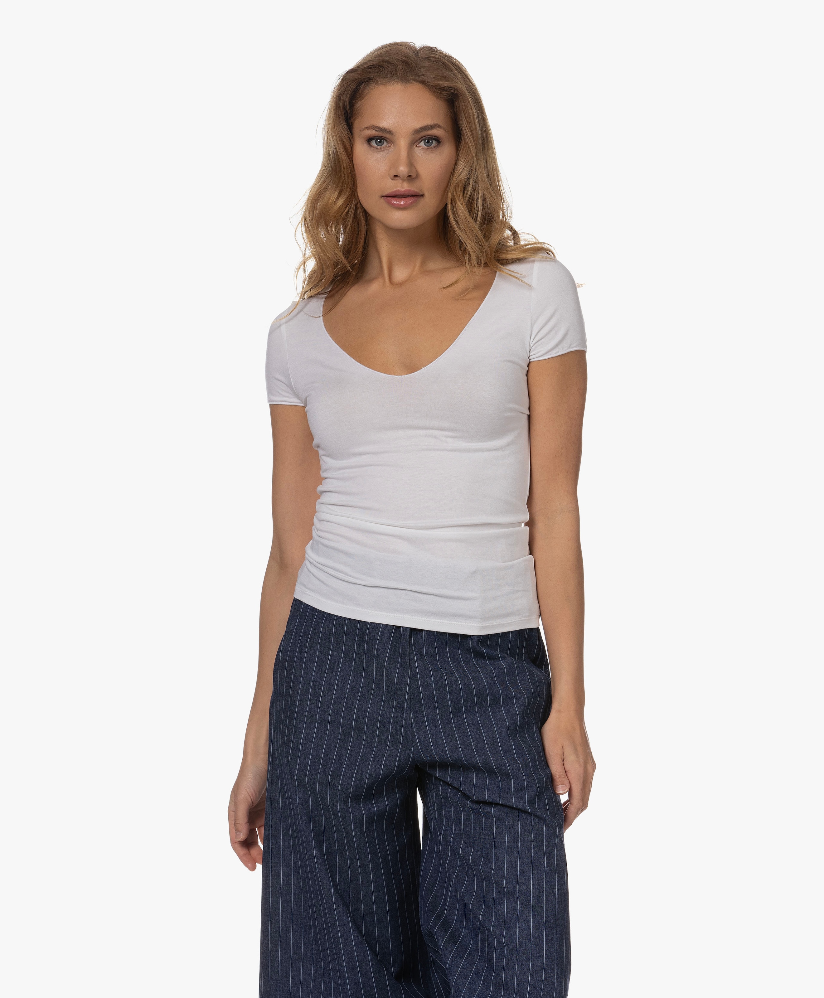 Superwashed V-Hals T-shirt