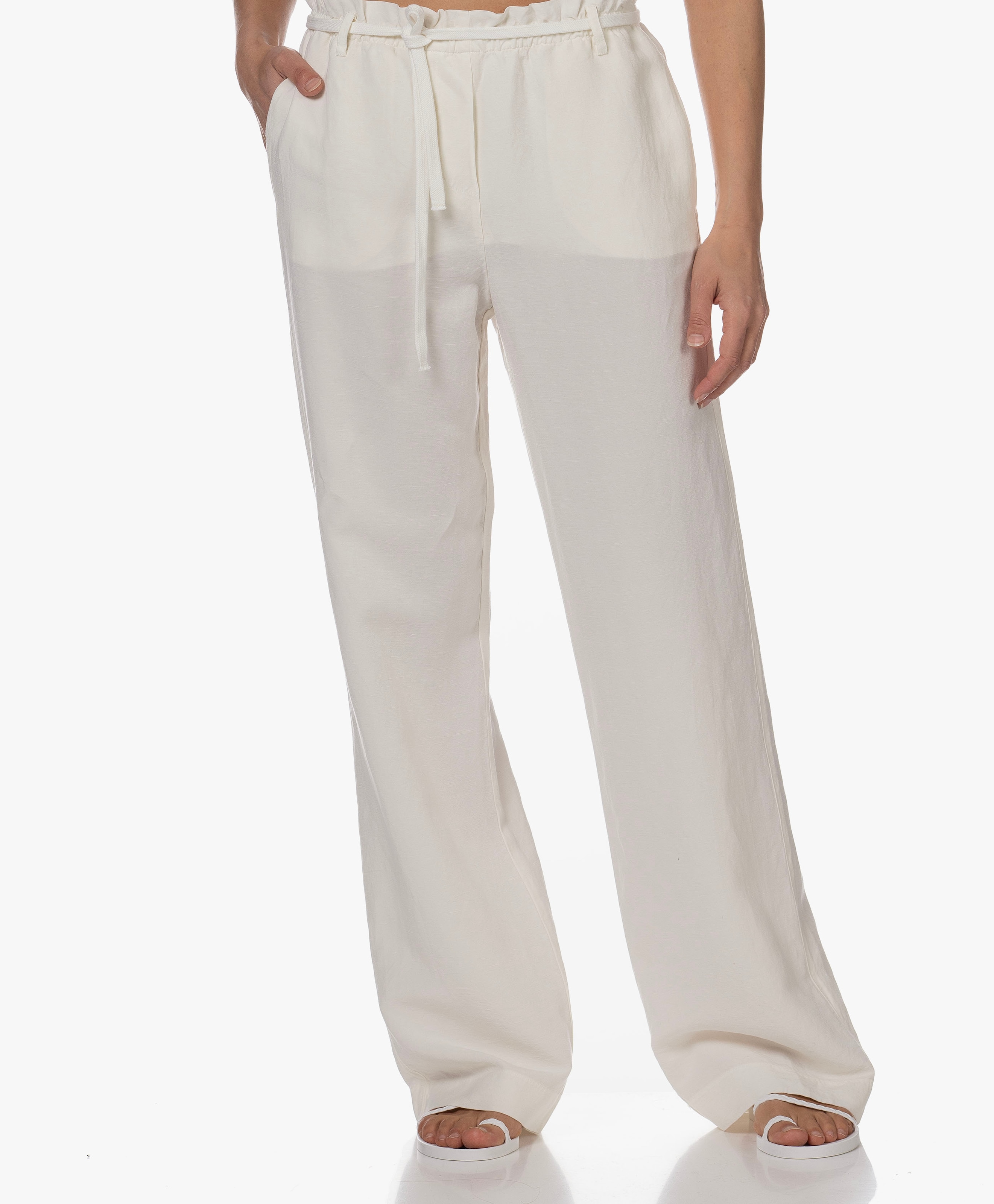 Linnenmix Paperbag Broek