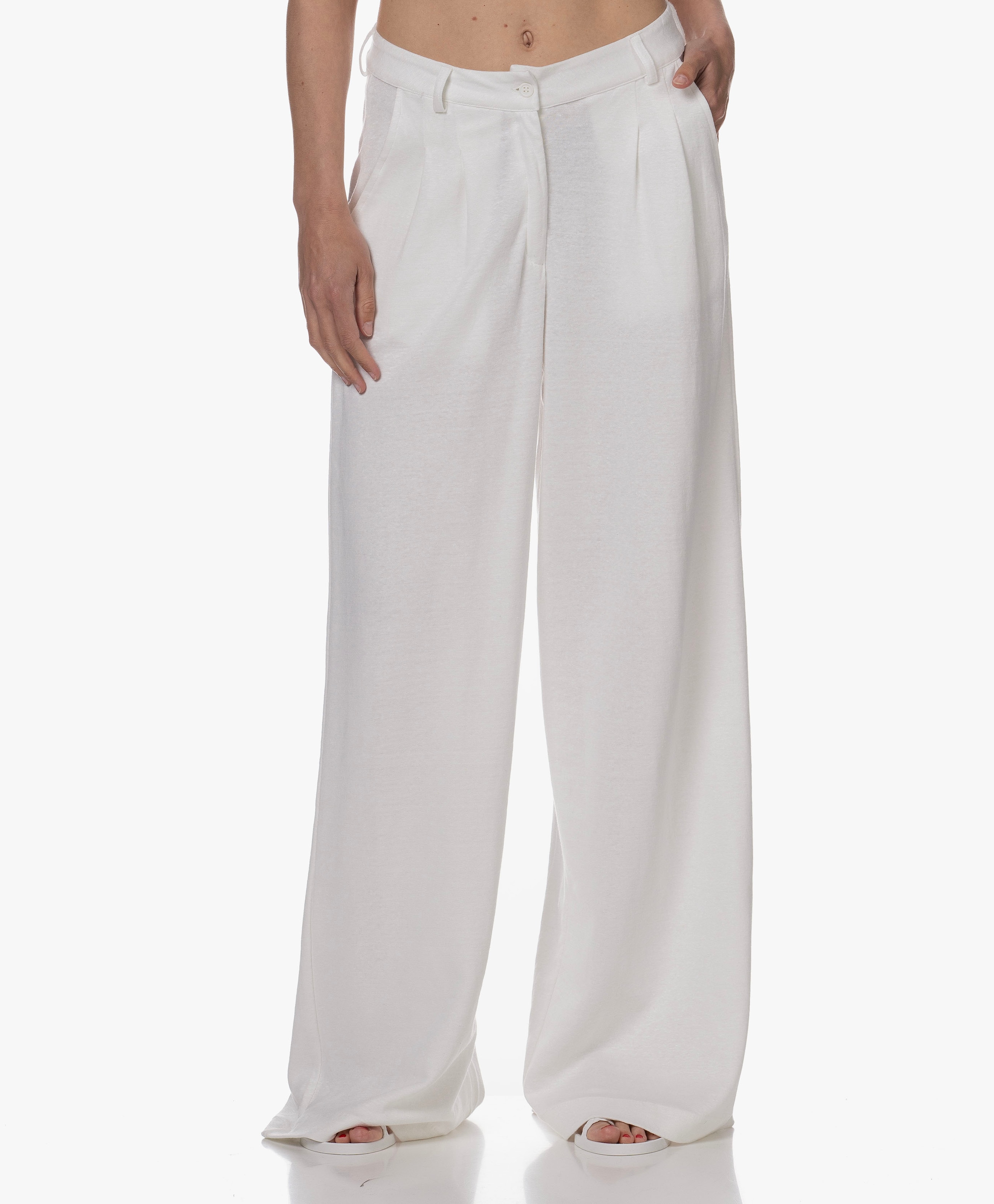 Linnen Jersey Pantalon