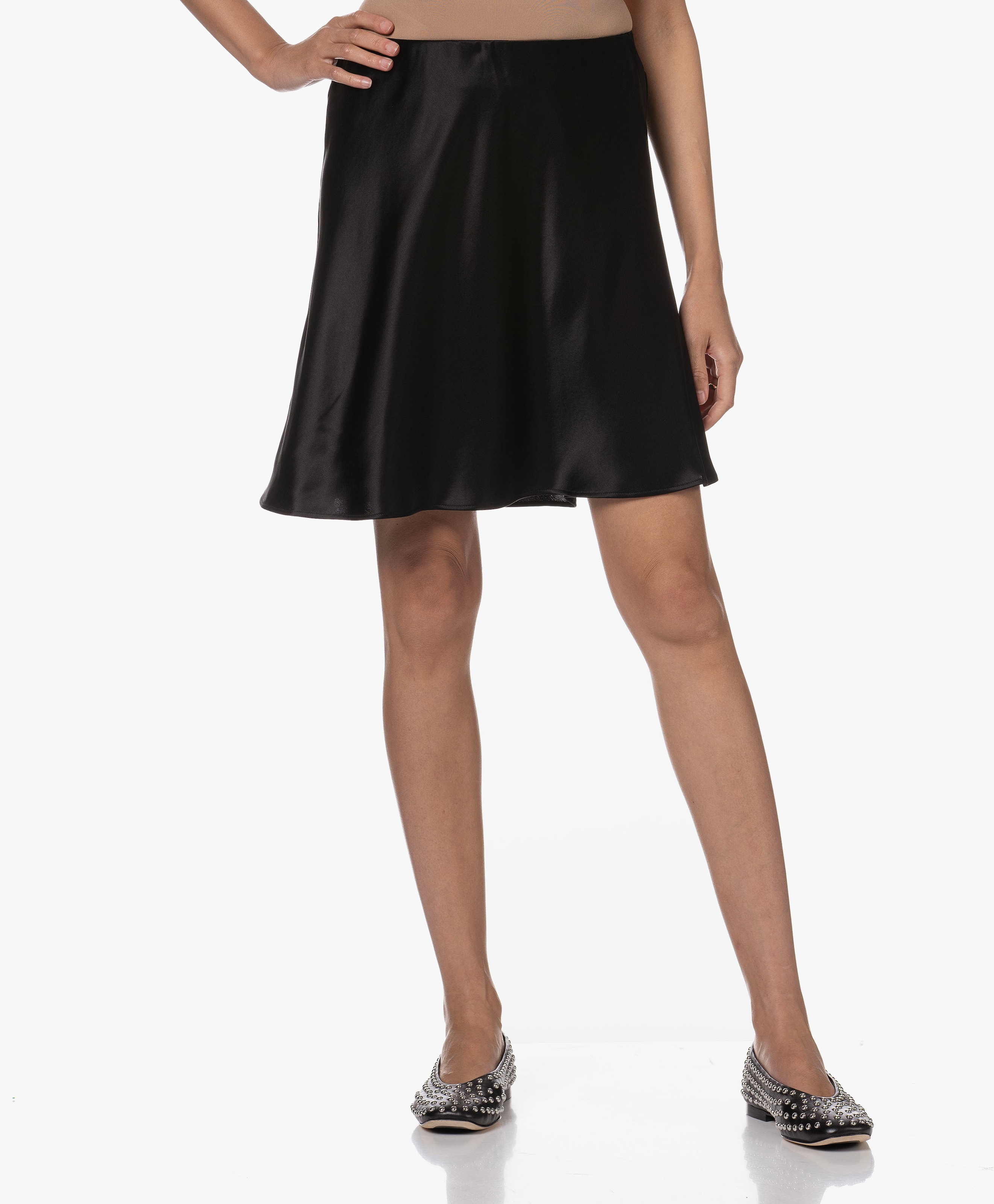 Bobbas Satijnen Mini Rok