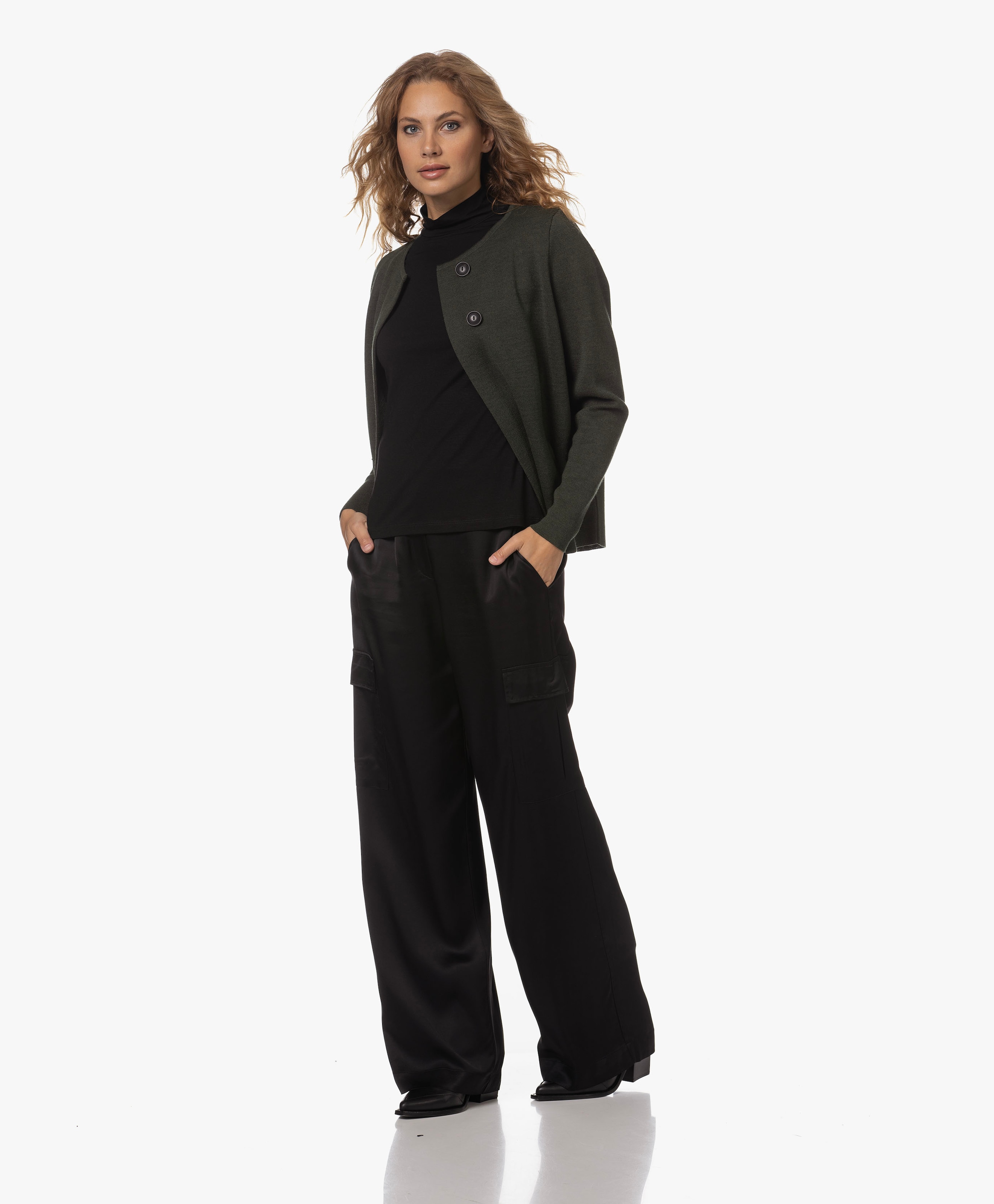 Faith Short Merinoblend Cardigan