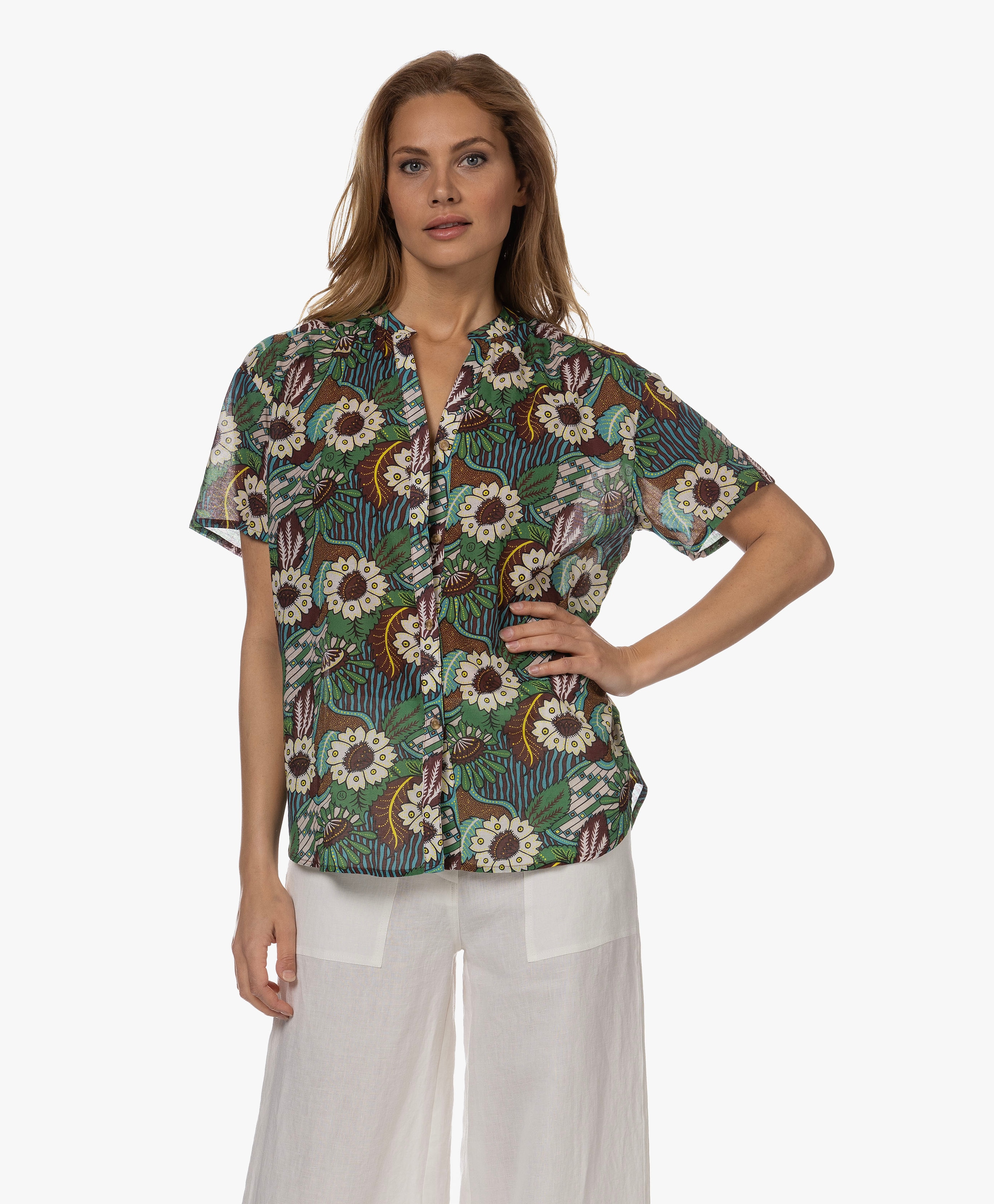 Mila Katoenen Blouse