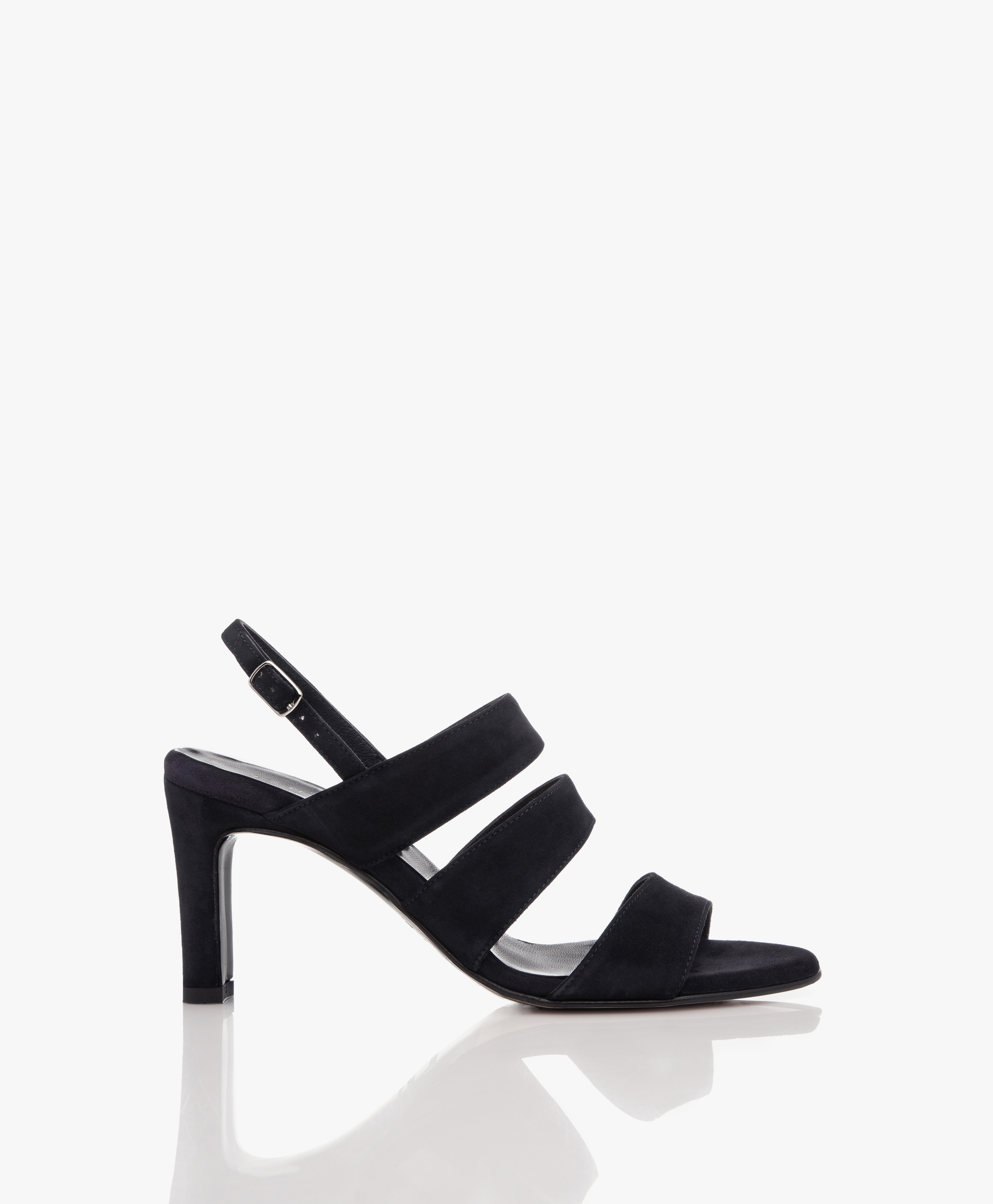 Velour Sandalen met Hak