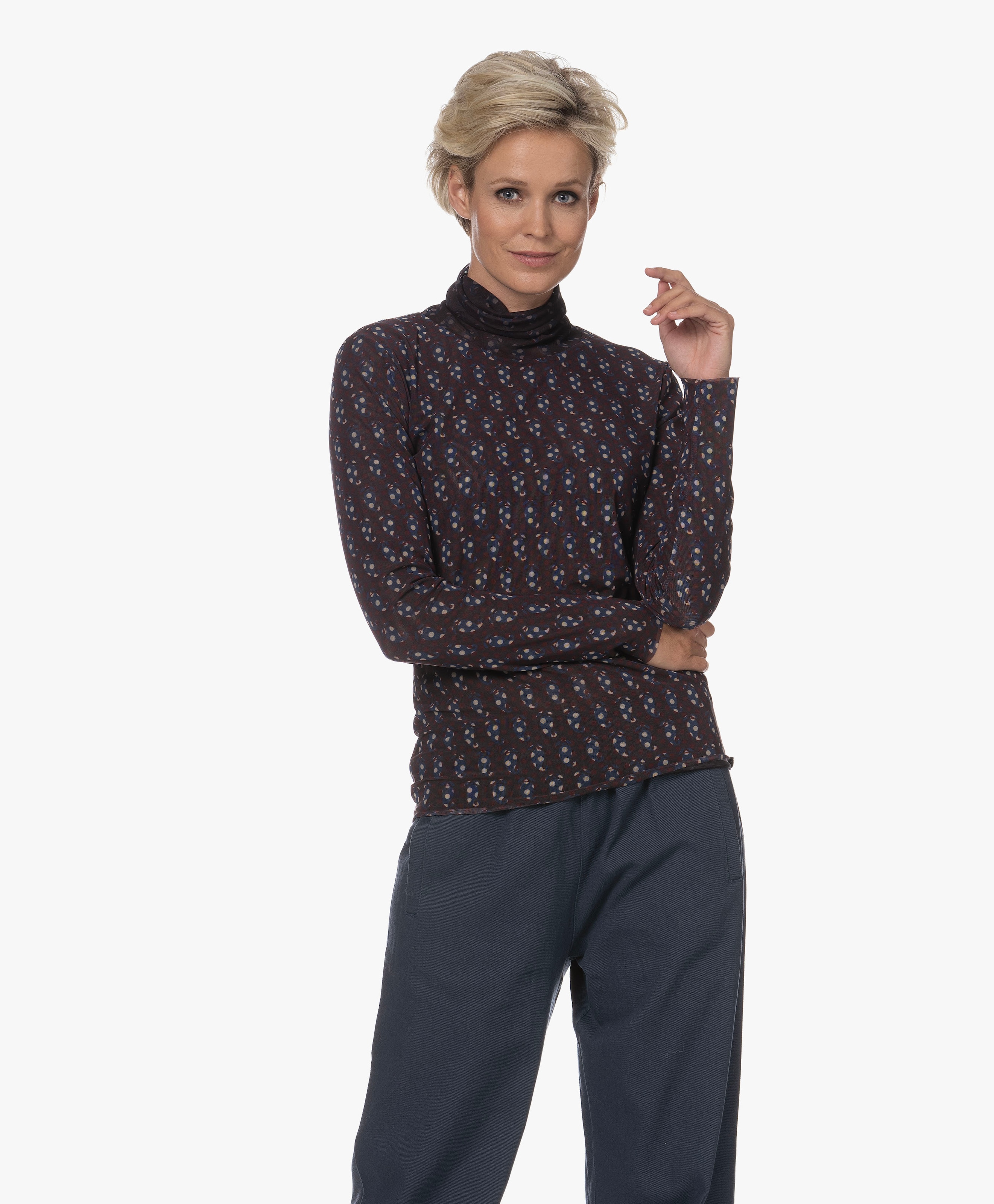 Mesh Print Colshirt