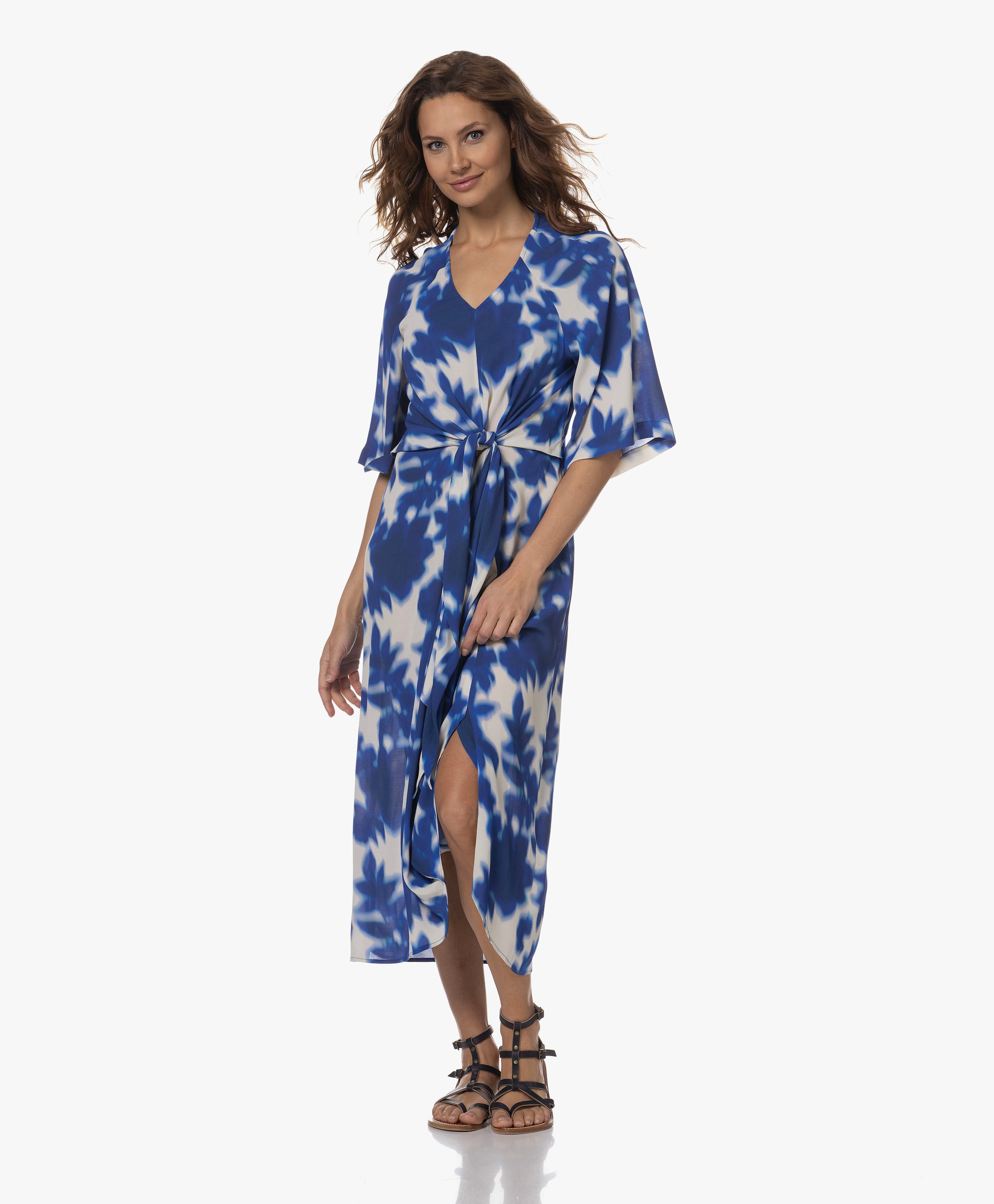 Kiki Viscose Print Pareo Jurk
