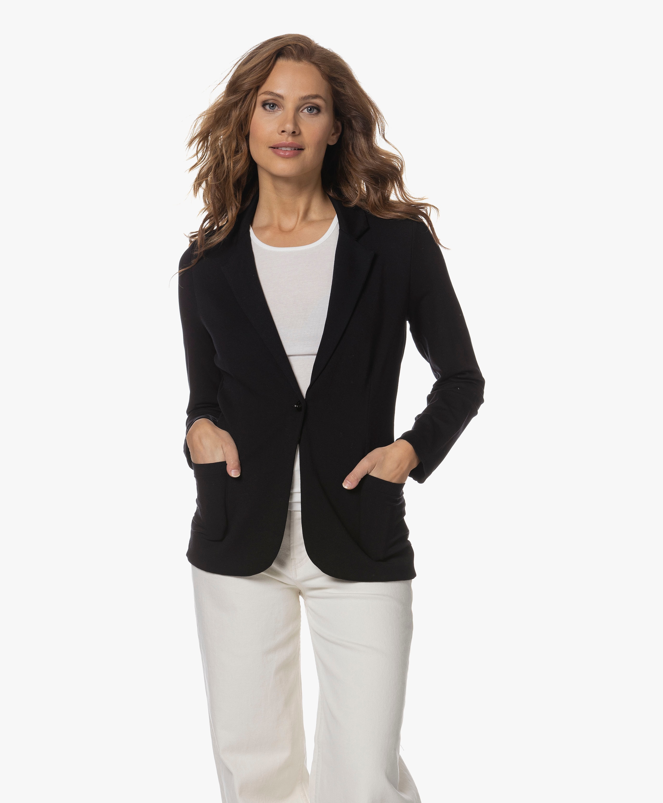 Viscose Jersey Blazer