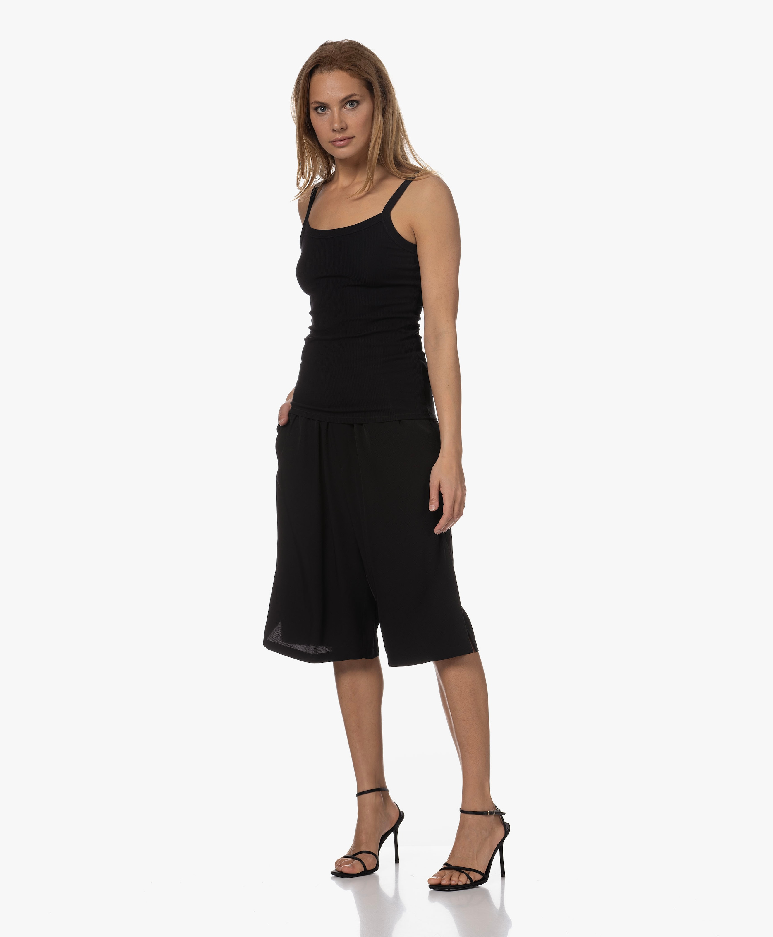 Viscose Twill Short